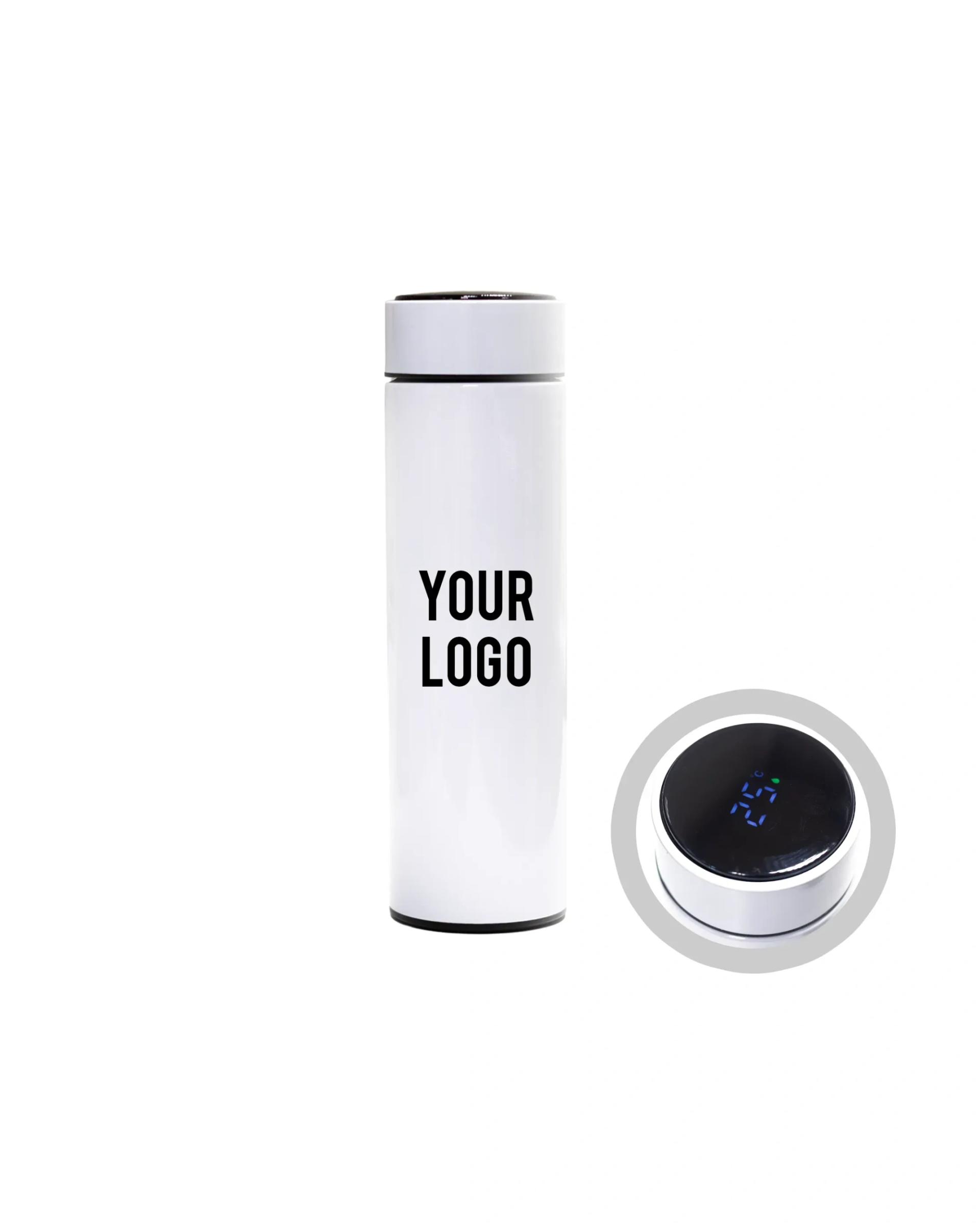 Ceboke - Smart LED Temperature Display Bottle White