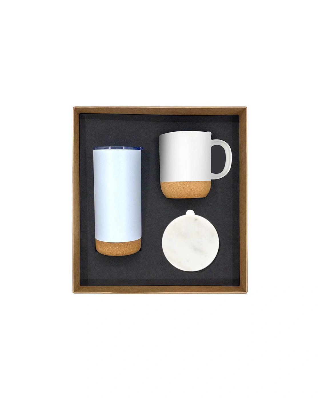 Coceca - Promotional Giftset with Cork gifts and Marble Coaster