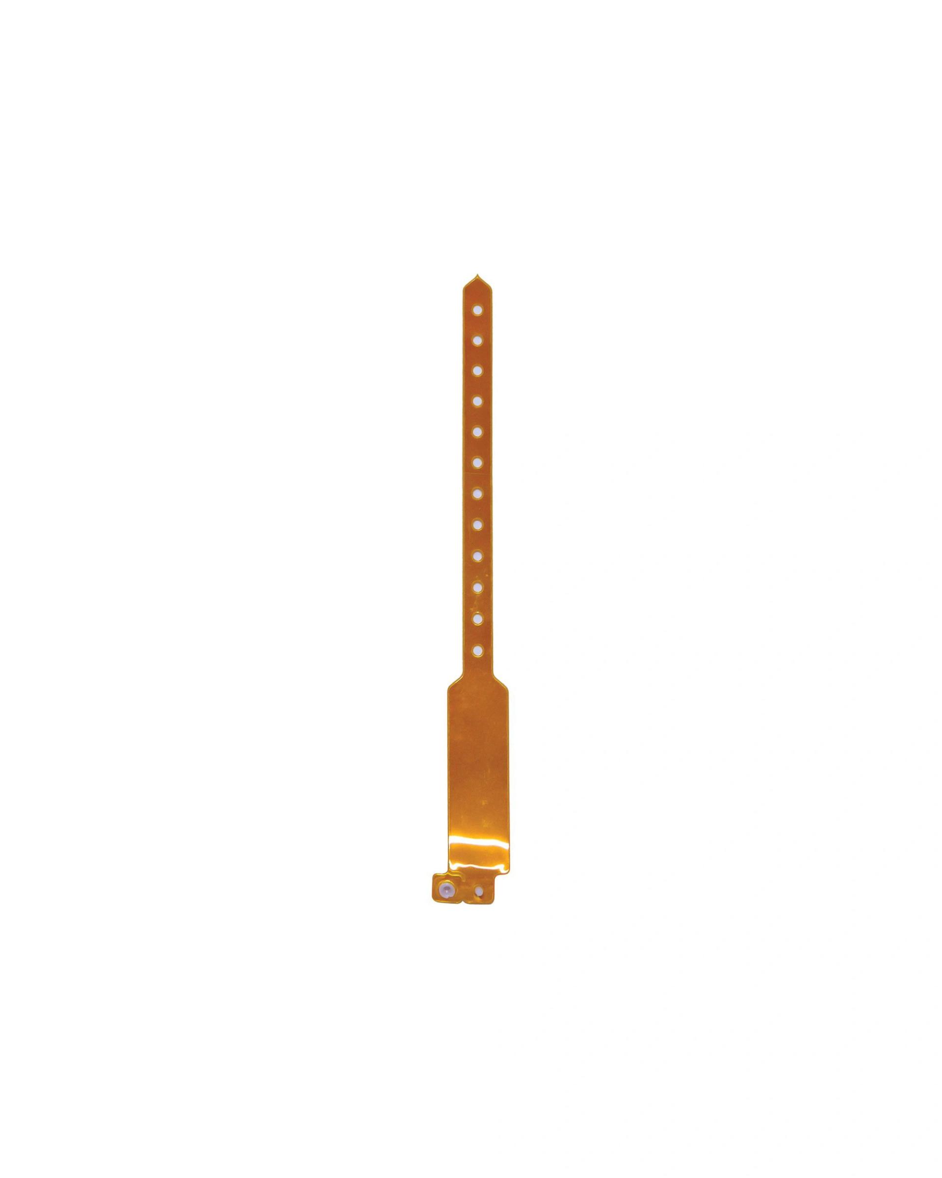 Kifili - Wide Shaped Reflective wrist band Dark Orange