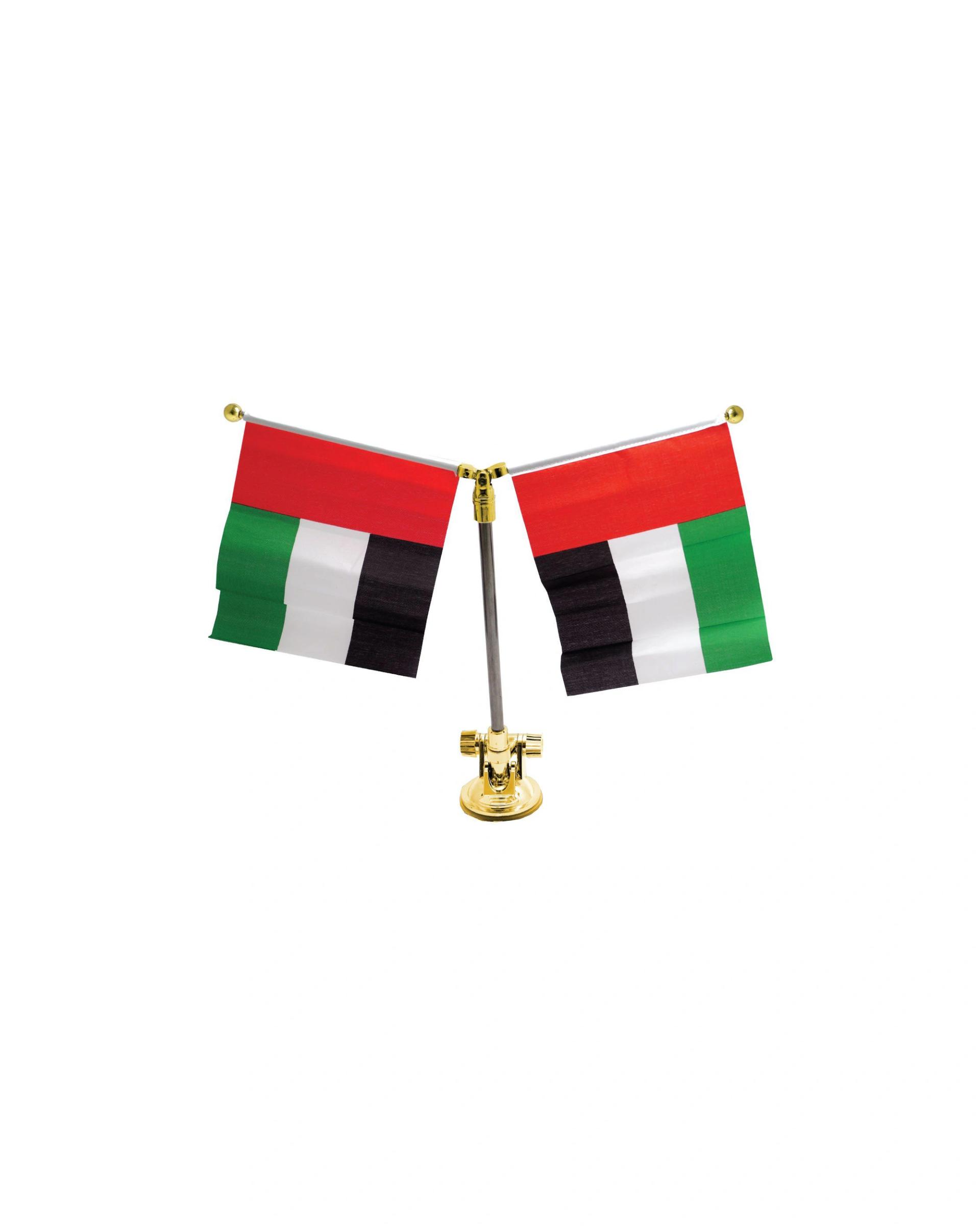 Degace - 2 IN 1 Flag stand with Suction base Gold