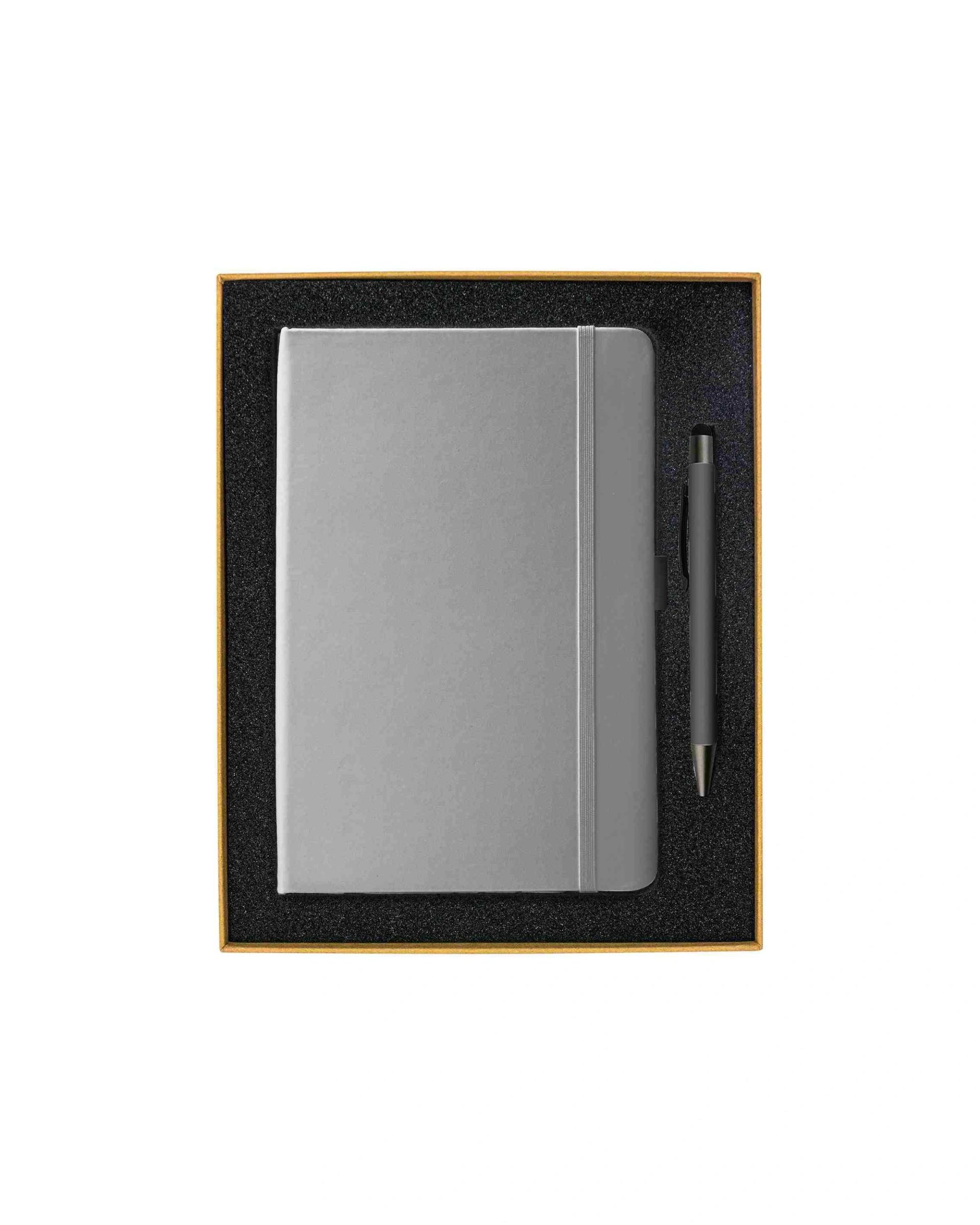 Gegefa - Giftset with Gray Notebook and pen