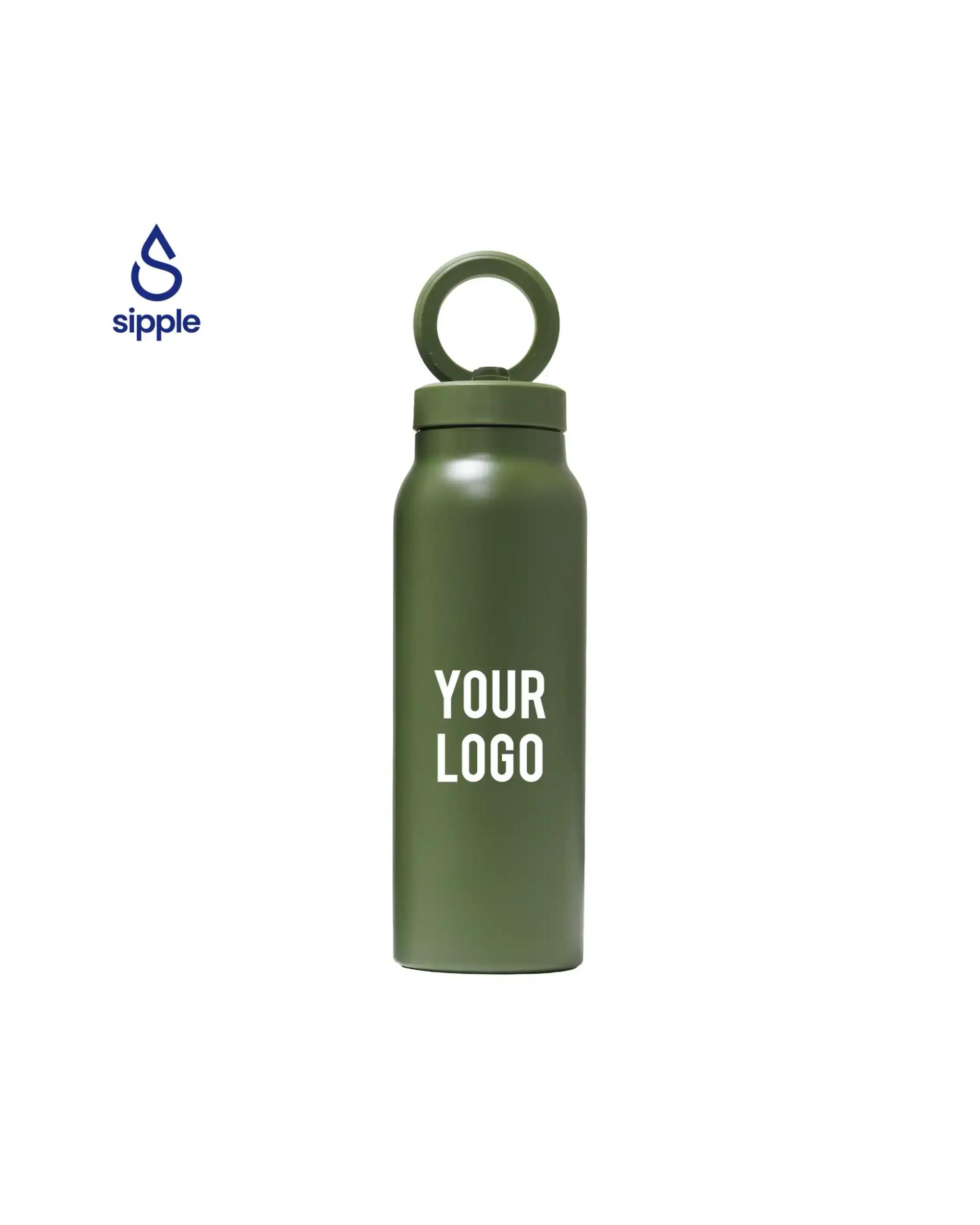 Lefiga - Magnetic Compatible Insulated Water Bottle Green