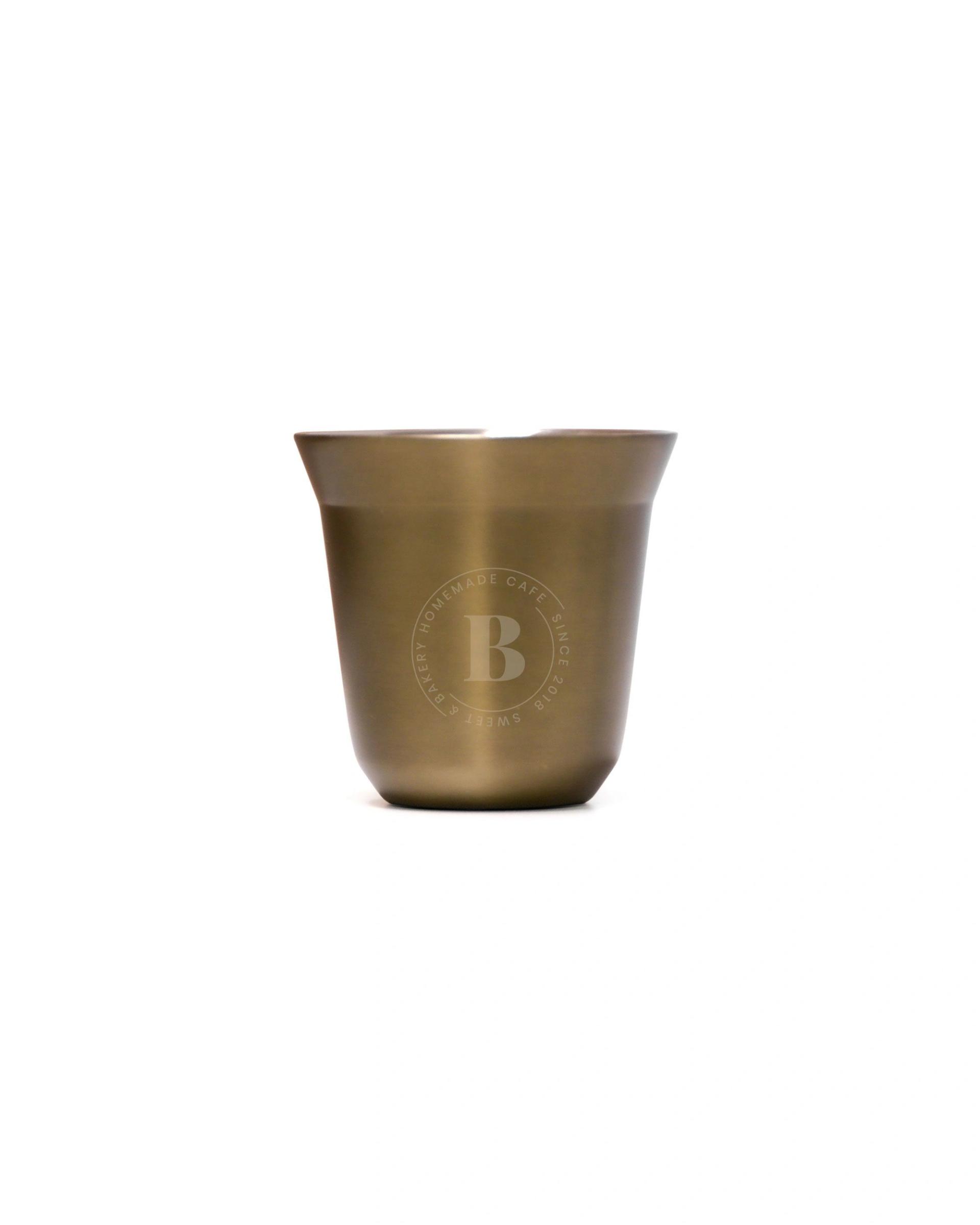 Bigace - Stainless Steel Espresso Cup Gun Metal