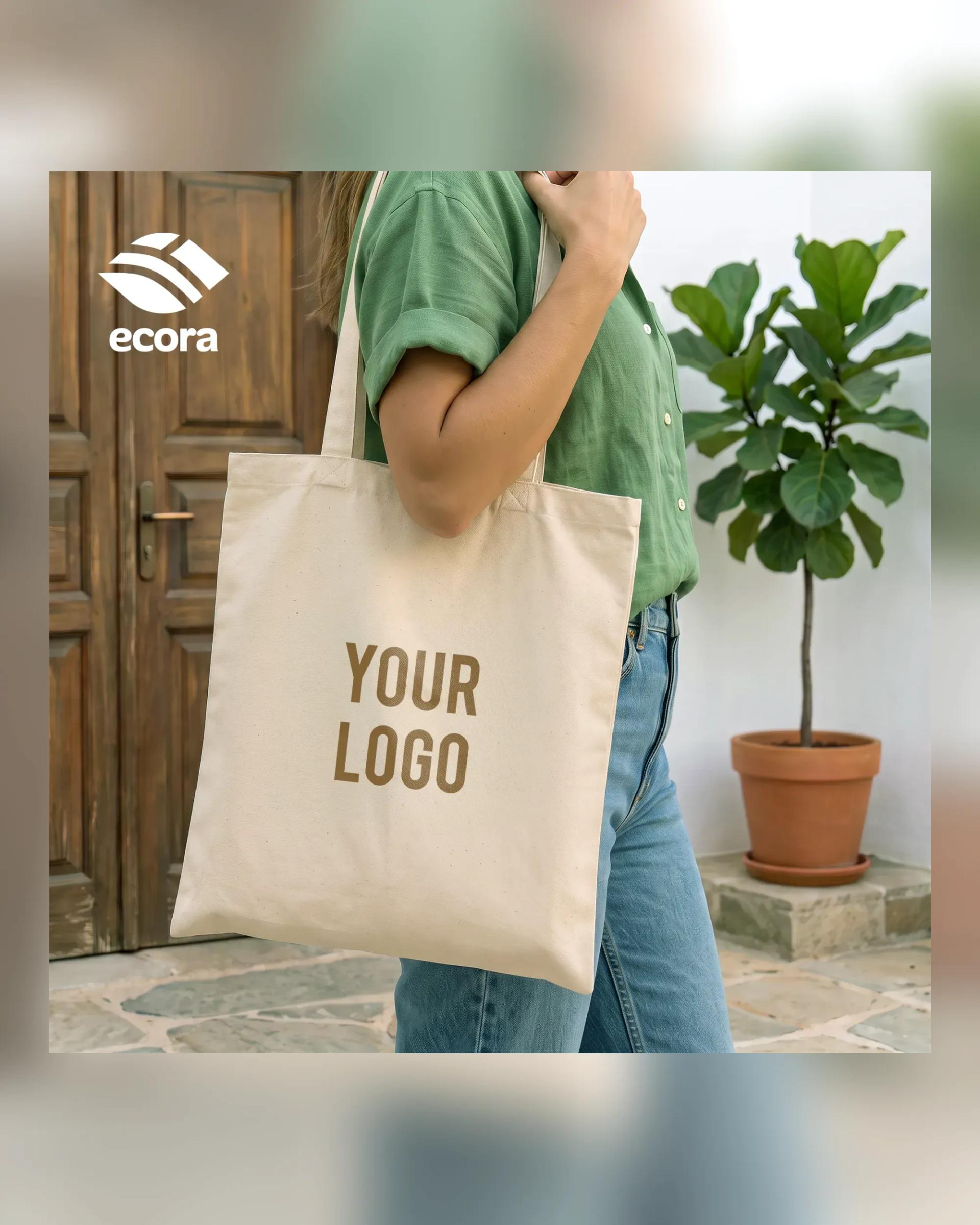 Deceda - Recycled Cotton Tote Bag Natural