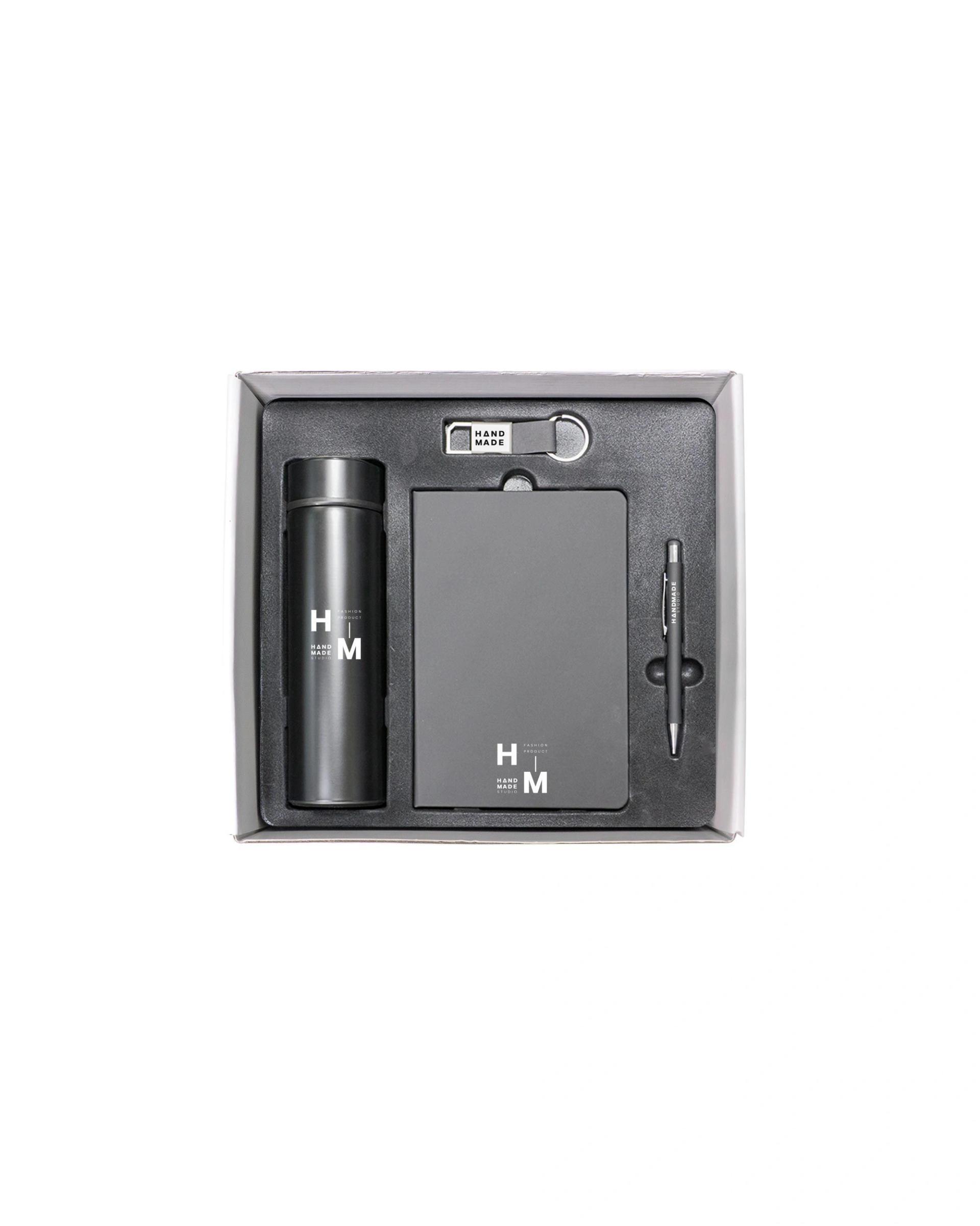 Kicaci - 4-in-1 Premium Corporate Gift Set Black Edition(White Box)