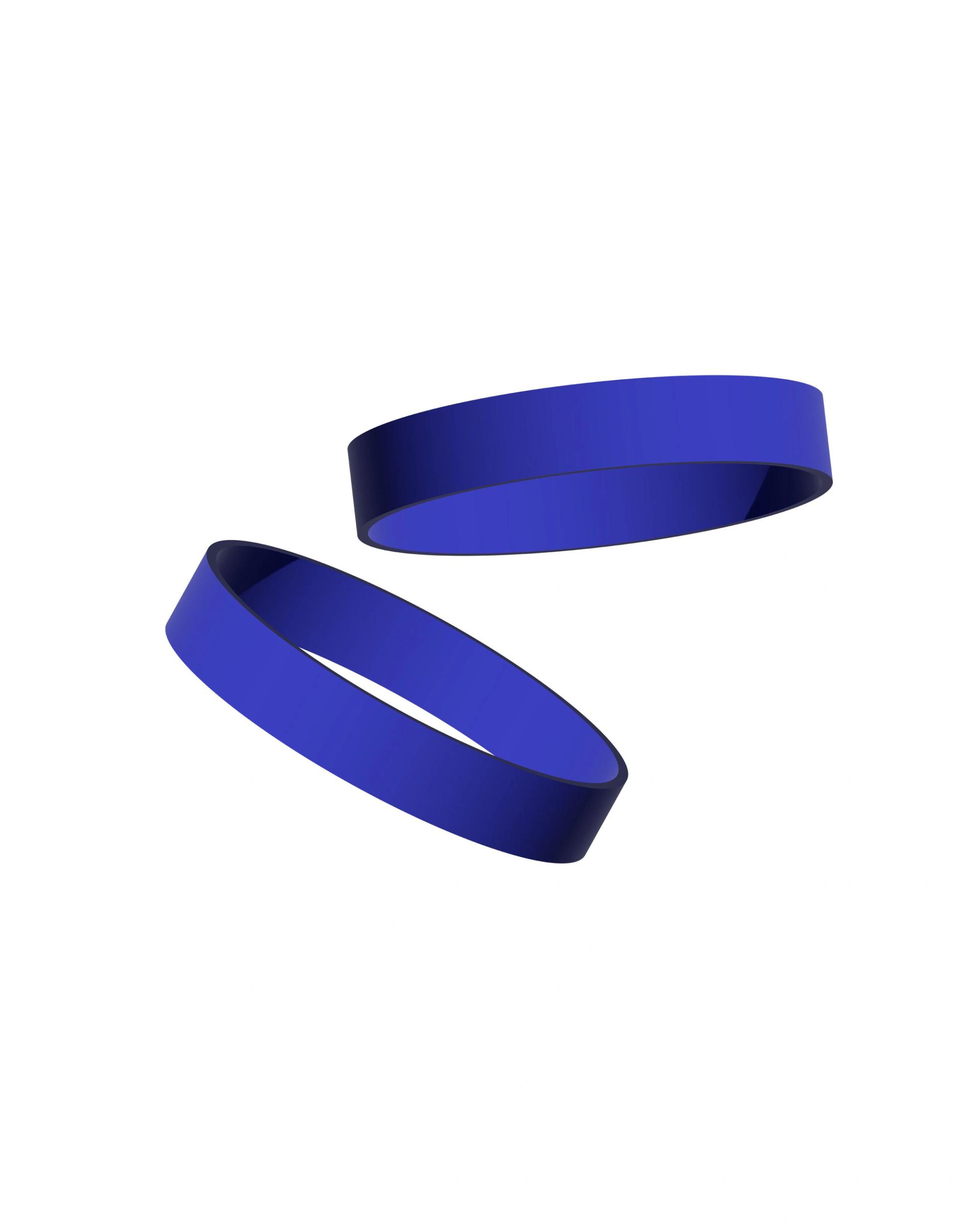 Kicogi - Silicon Wrist Band Blue