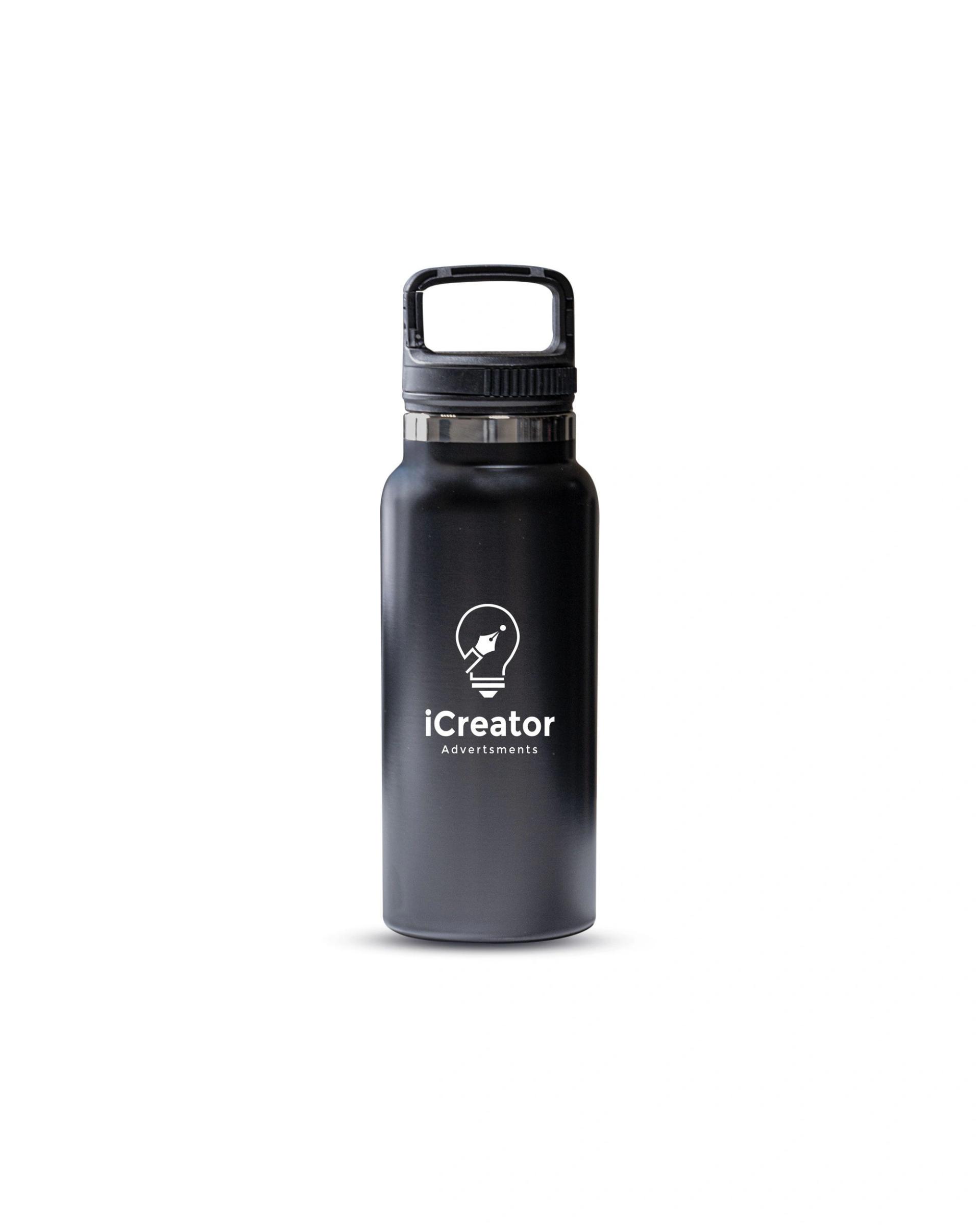 Beboge - Insulated Bottle with handle Black