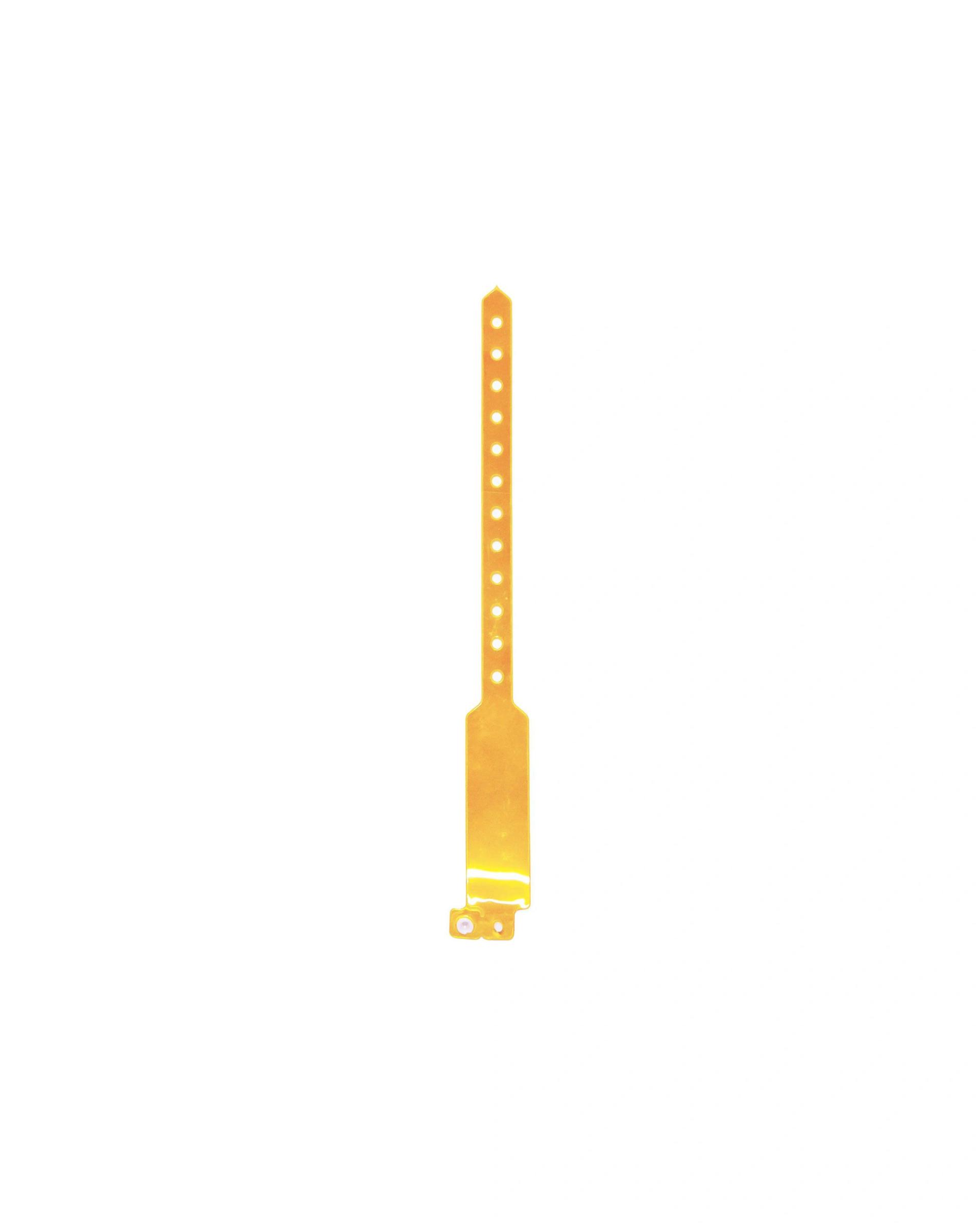 Lahifa - Wide Shaped Reflective wrist band Light Orange