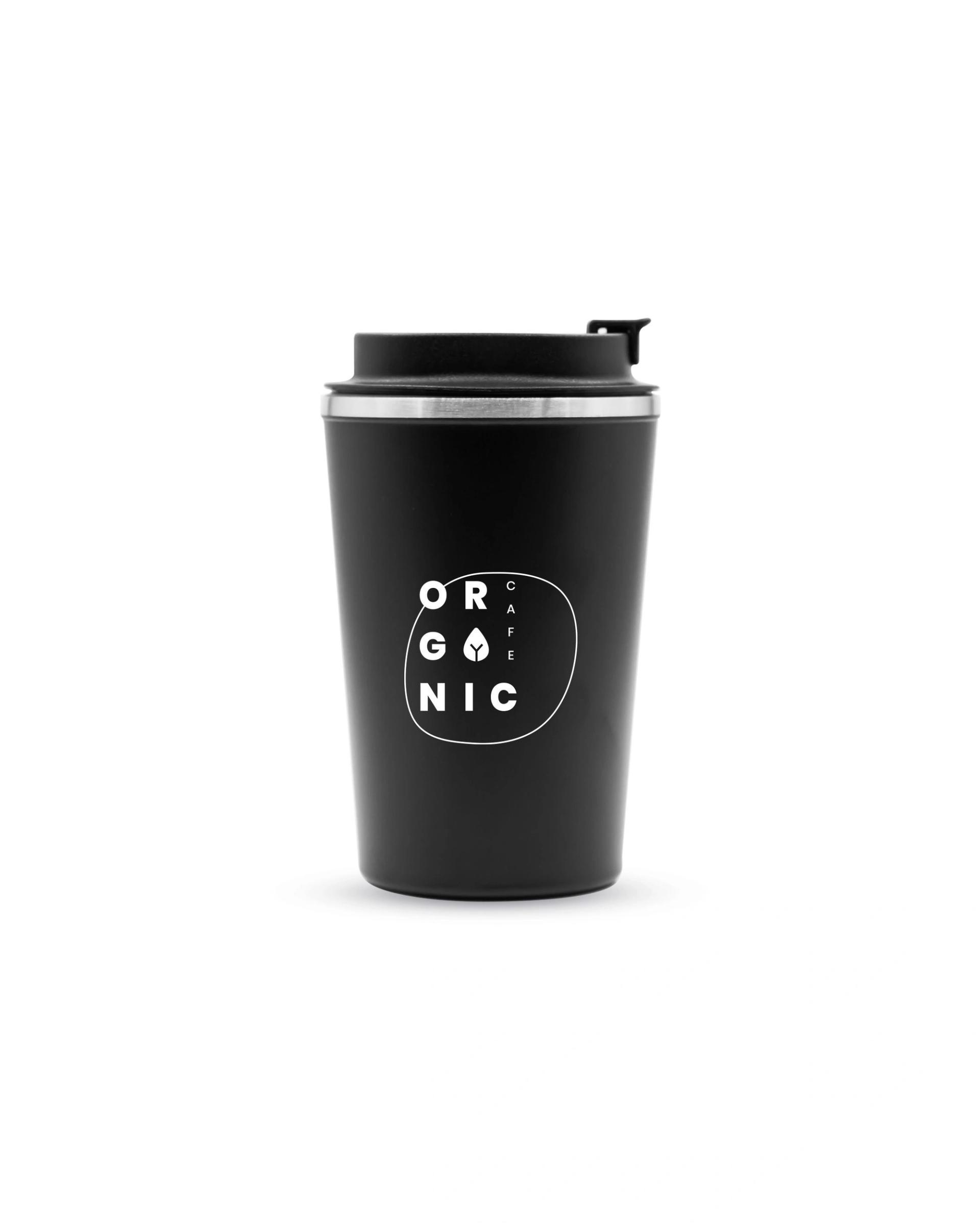 Fohade - Stainless Steel Thermal Mug Black
