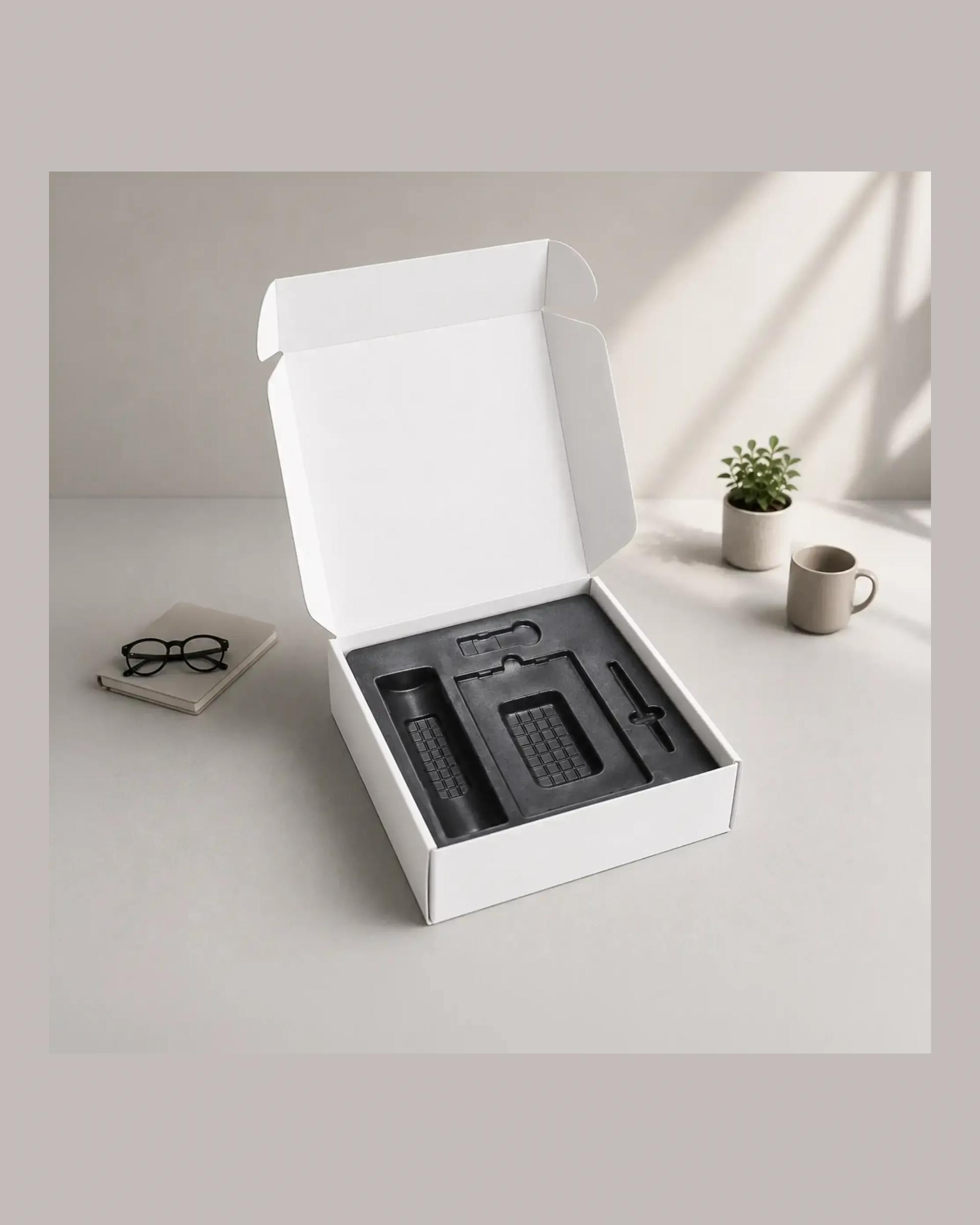 Hoceko - Premium 4 in 1 Corrugated Gift Box White