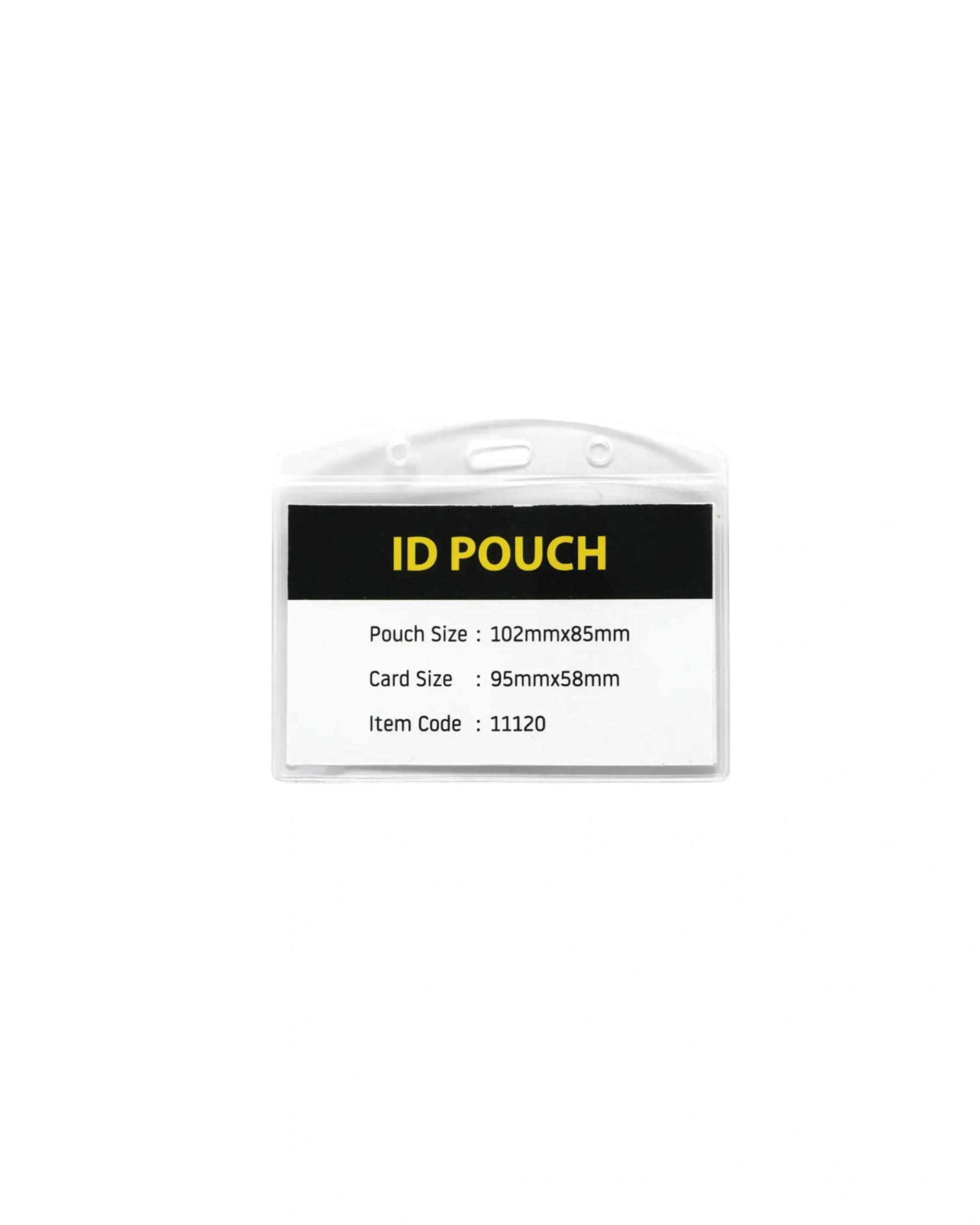 Cedabe - Transparent PVC ID pouch Horizontal