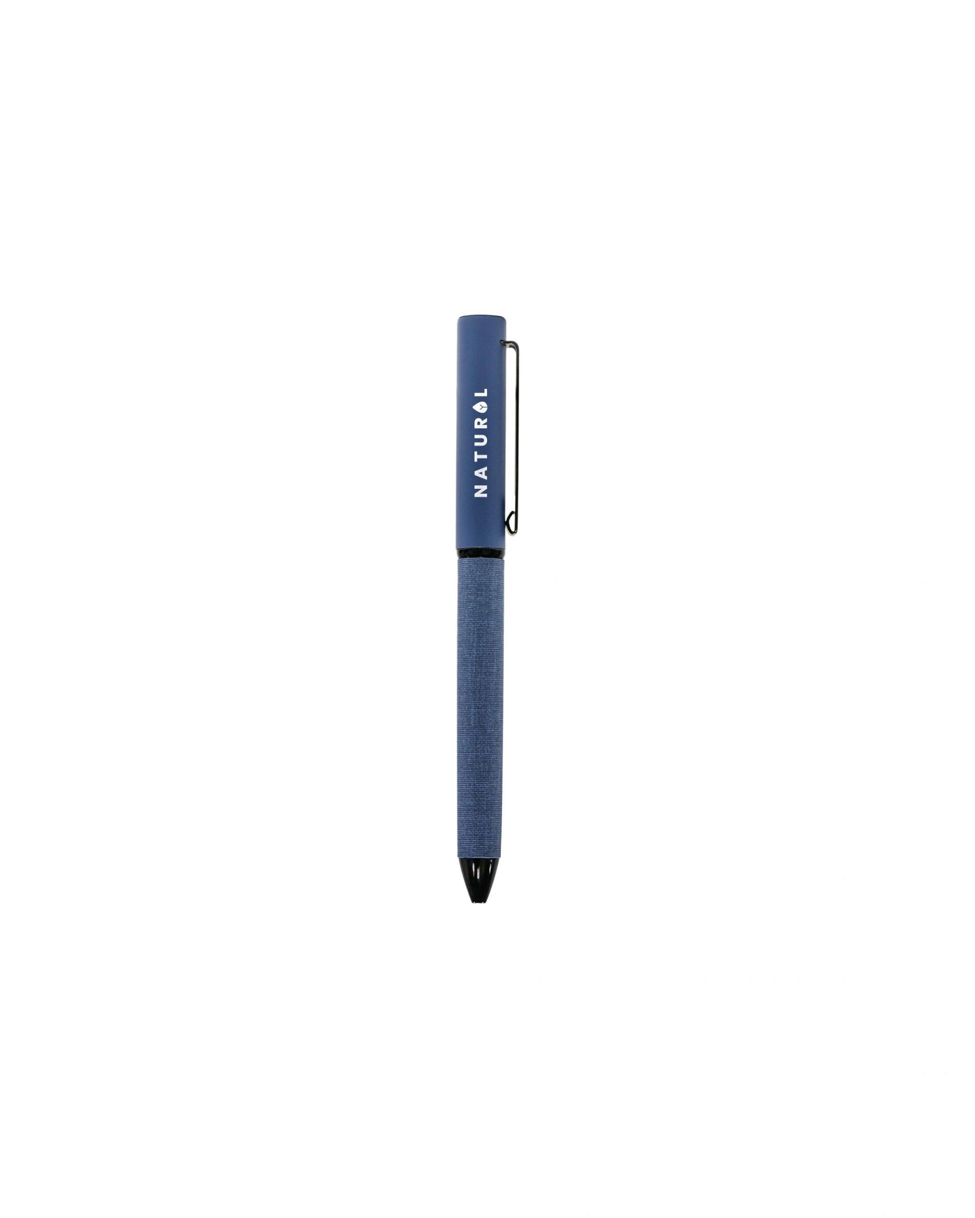 Geheca - Metal Pen with Fabric Barrel Blue