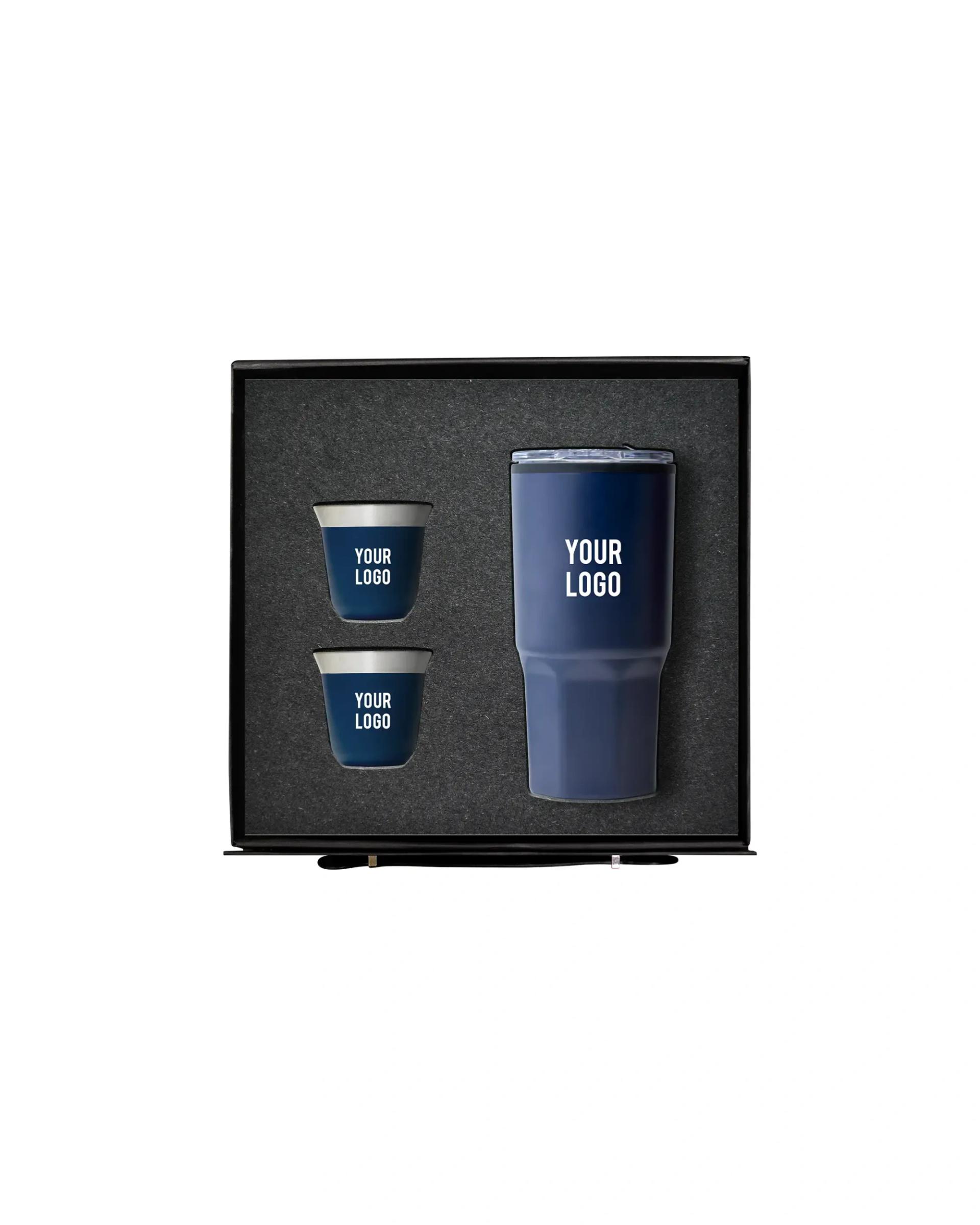 Begiha - Drinkware Corporate Gift Set Blue