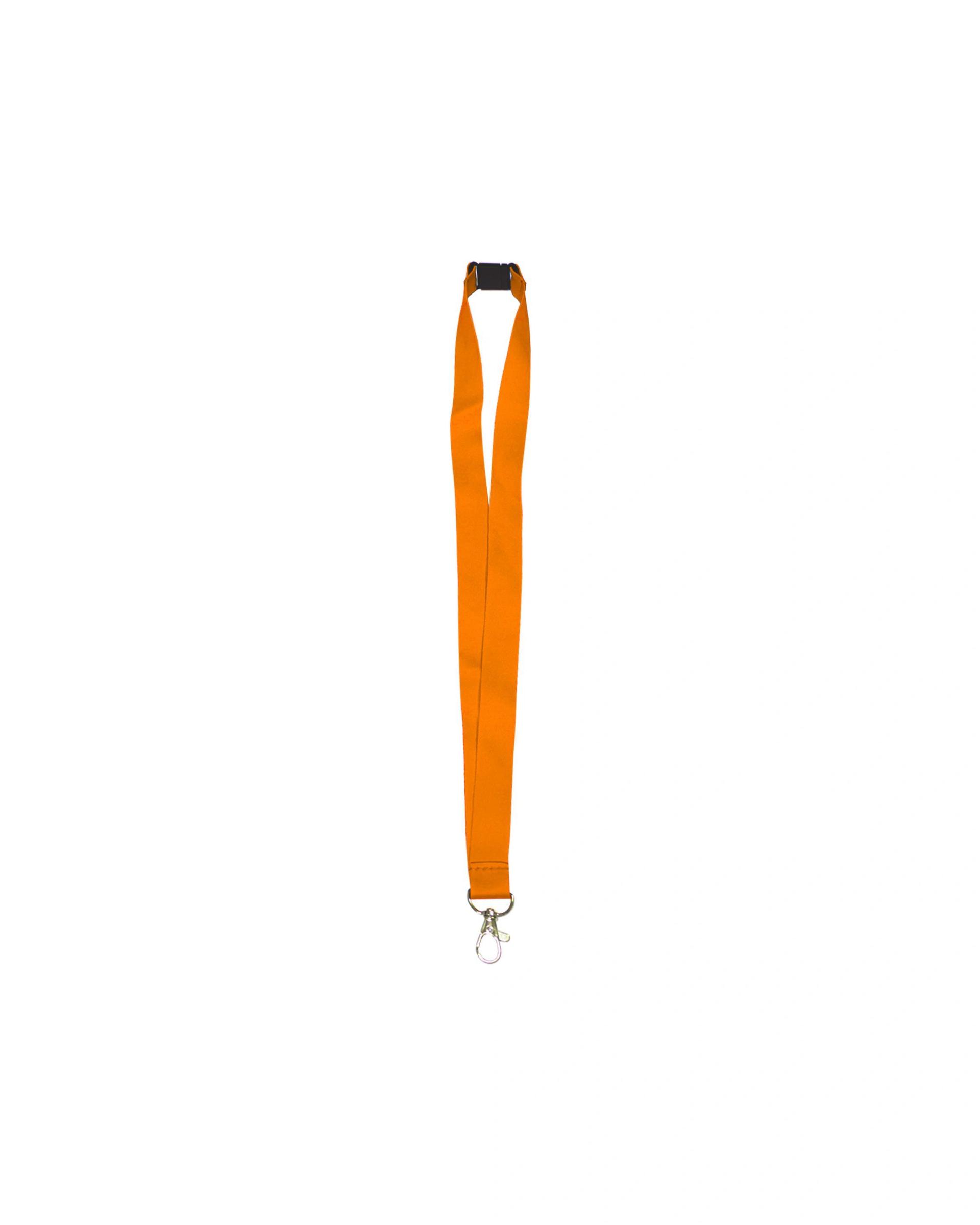 Kafige - Lanyard with safety Clip and Metal Hook Orange