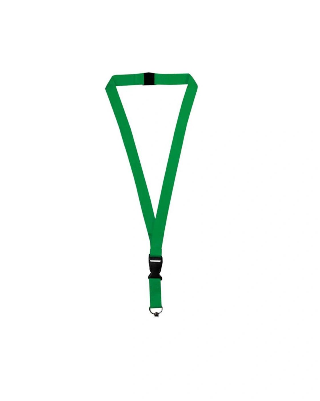 Folohi - Lanyard With Buckle Metal Hook And Safety Clip Green