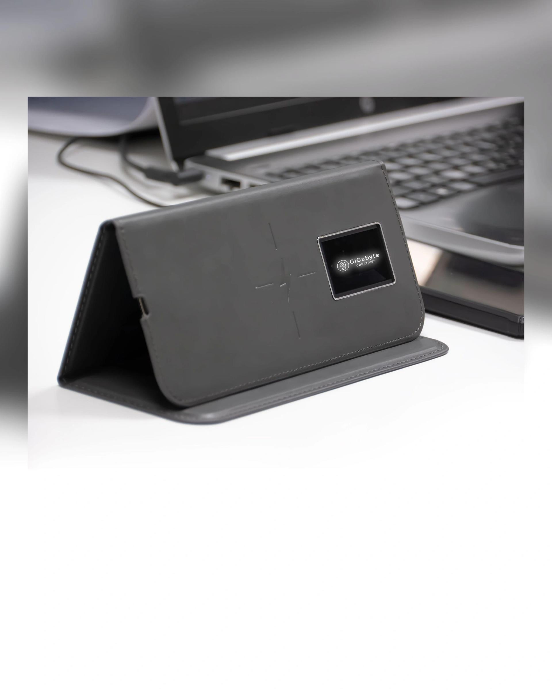 Cegoge - Wireless Charging Mouse Pad Light up logo Gray