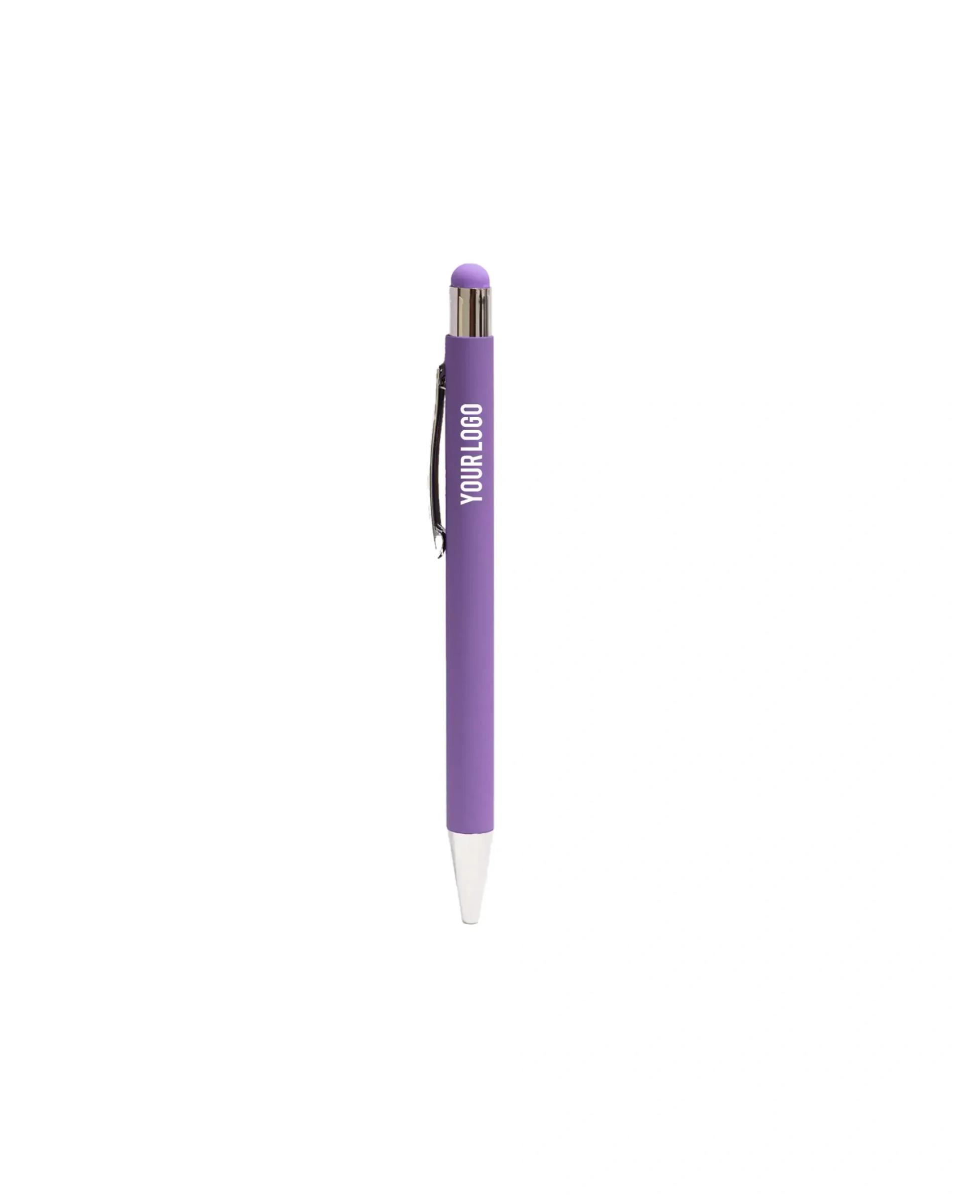 Fegeko - Metal pen with color stylus Purple