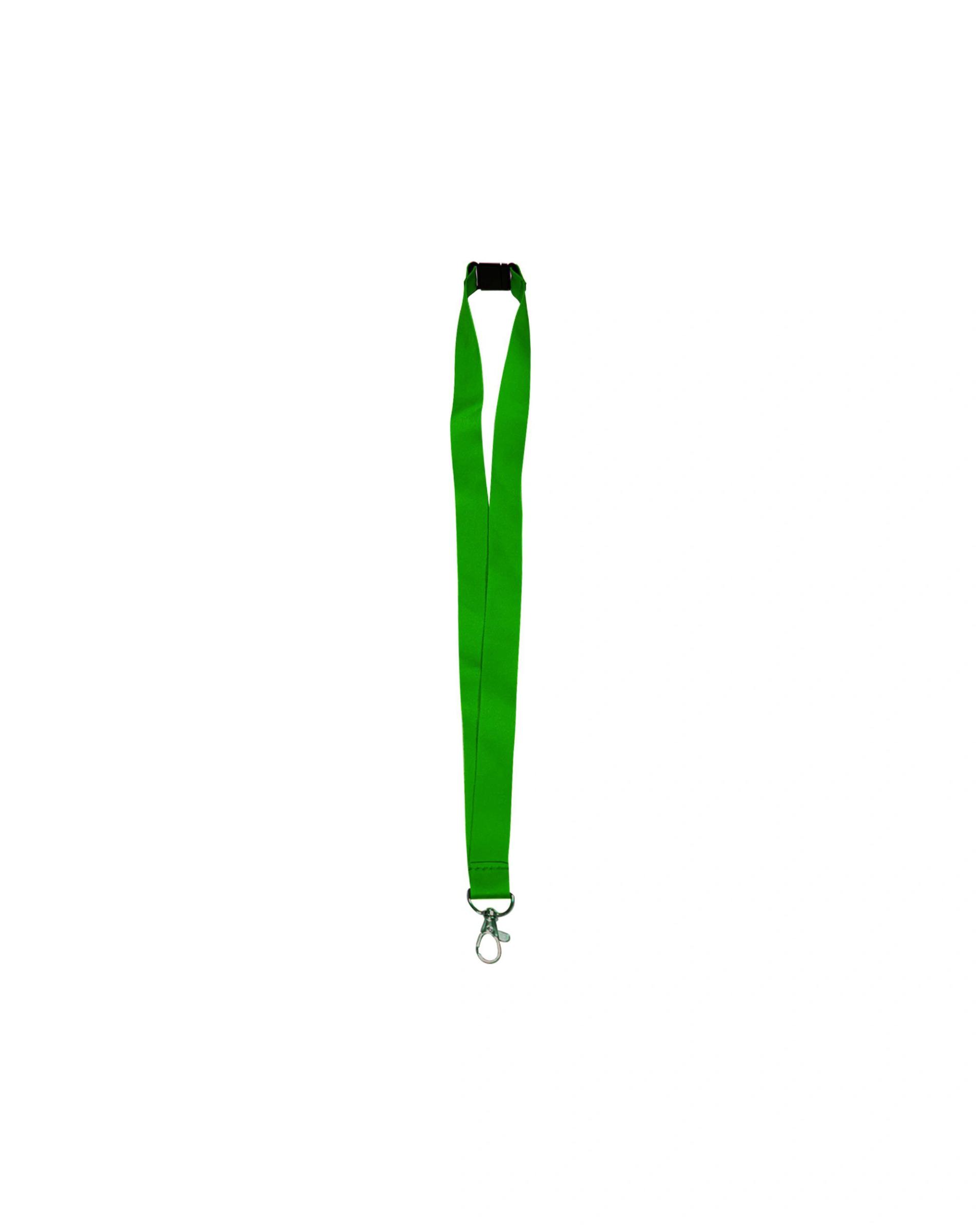 Hodife - Lanyard with safety Clip and Metal Hook Green