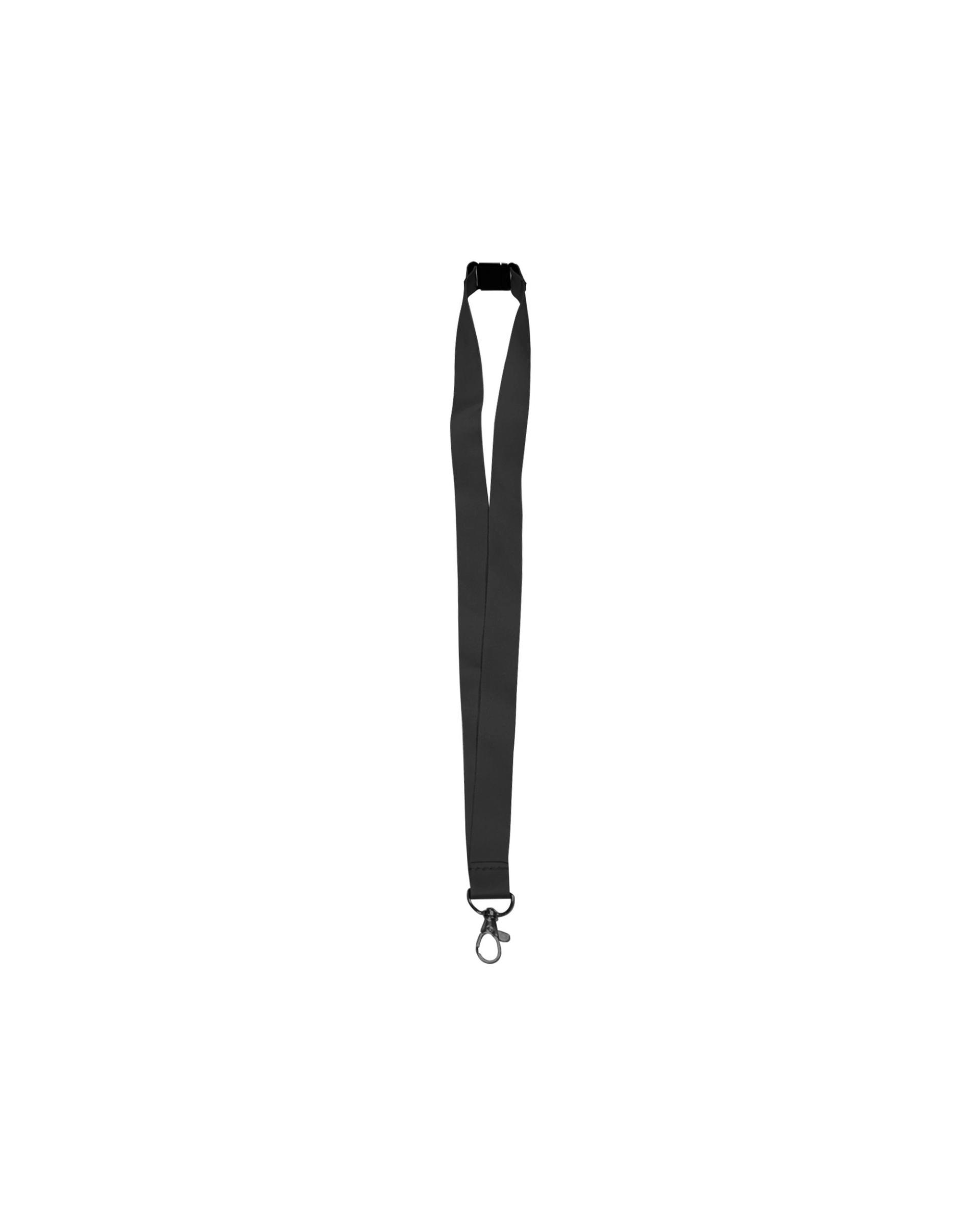 Codeha - Lanyard with safety Clip and Metal Hook Black