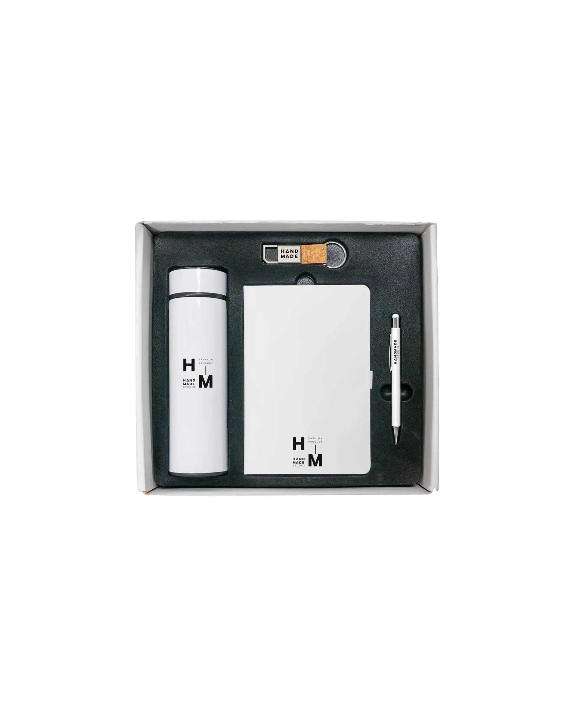 Bihiha - 4-in-1 Premium Corporate Gift Set White Edition(White Box)