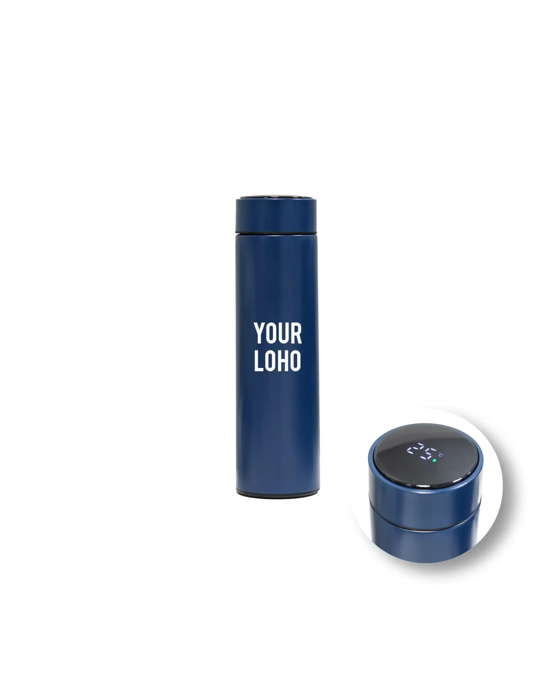 Fiheho - Smart LED Temperature Display Bottle Blue
