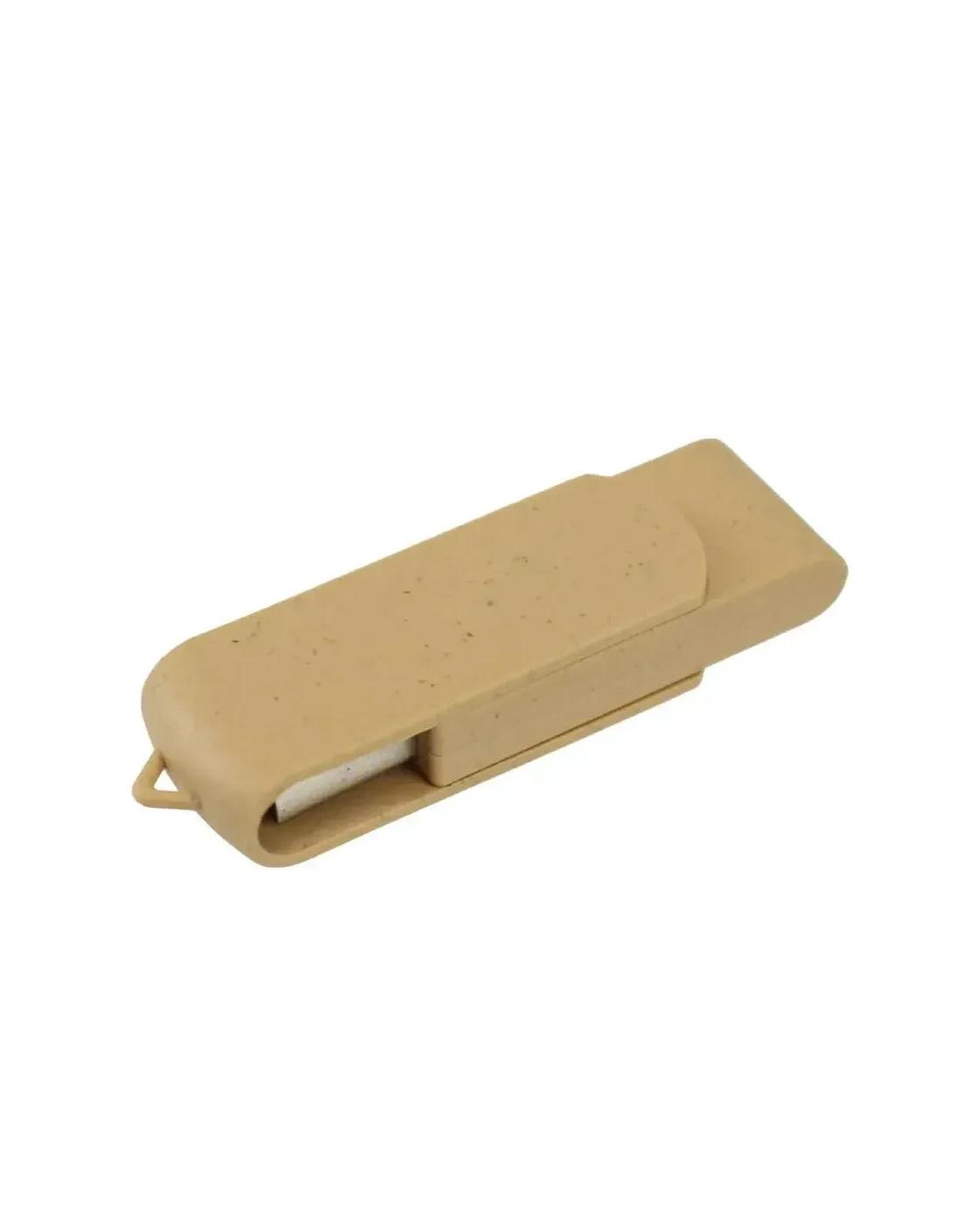 Gagegi - Wheat Straw Swivel USB Flash Drives, 4GB to 32GB