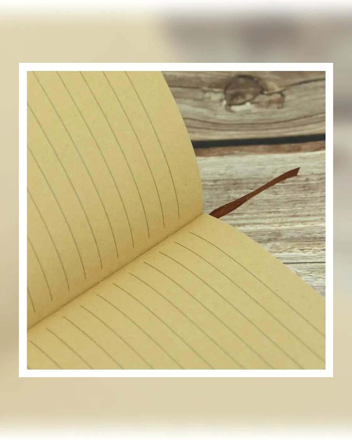 Cehodo - A5 Coffee Material Notebooks | 96 sheets & Page Marker