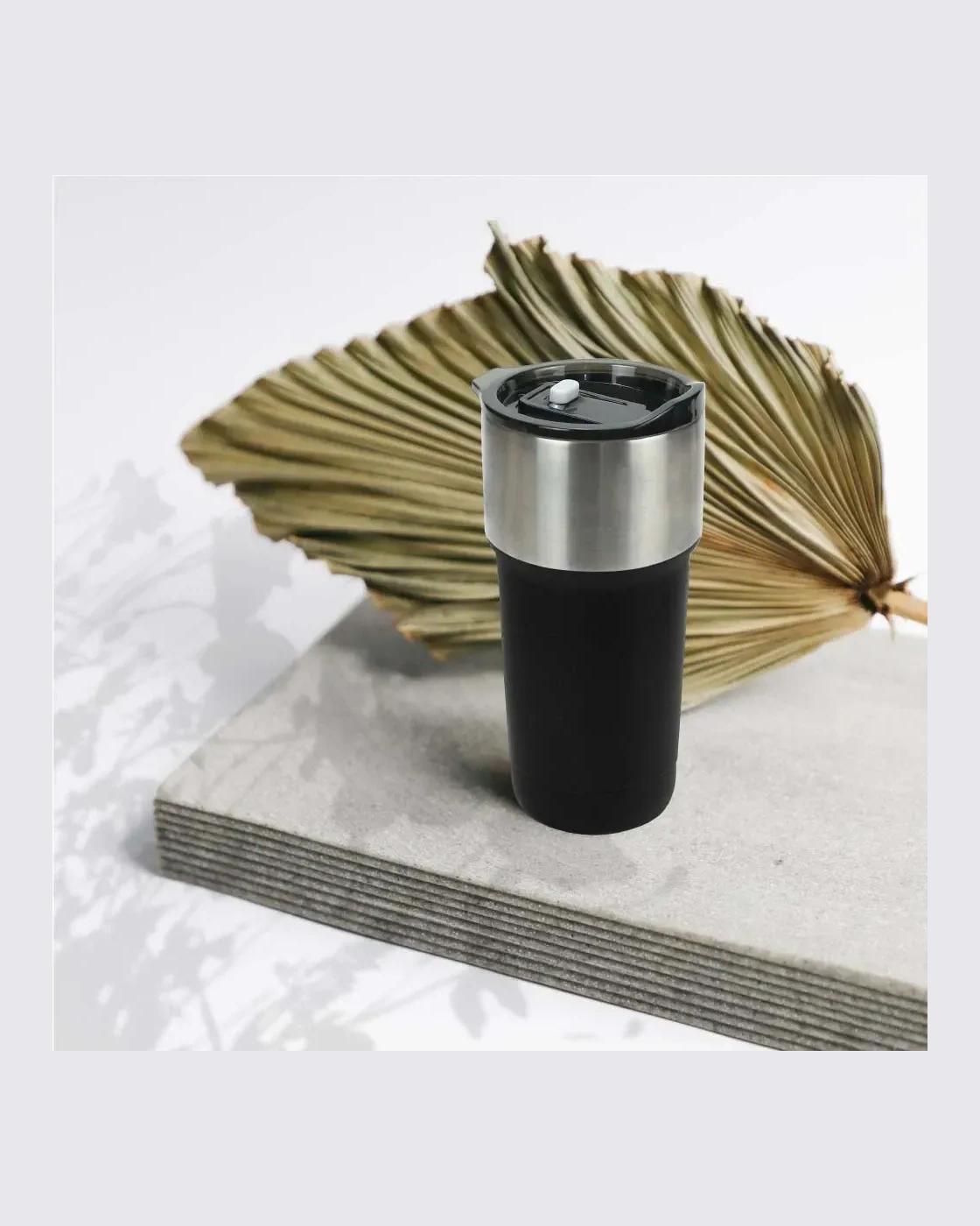 Figidi - Double Wall SS Tumblers with Slide-Lock PP Lid 591ml