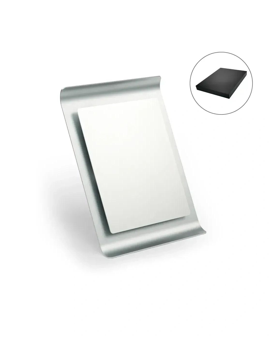 Gifico - Aluminum Award Plaque with Stand A4 Size in Black Presentation Box