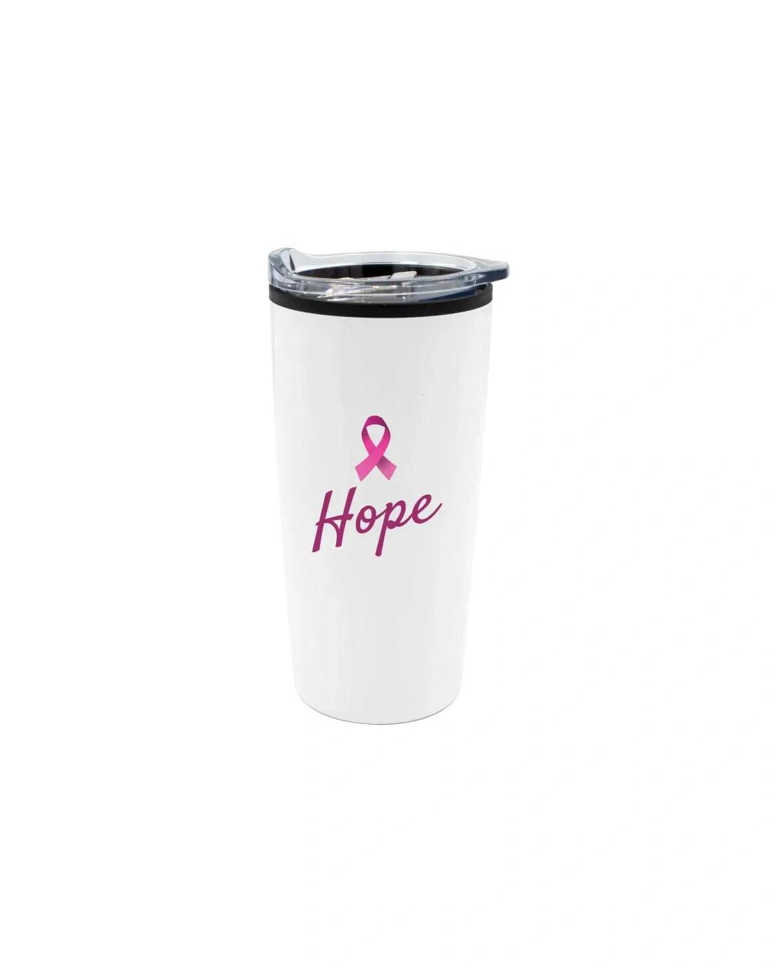 Behahi - Travel Mugs with Breast Cancer Awareness Logo