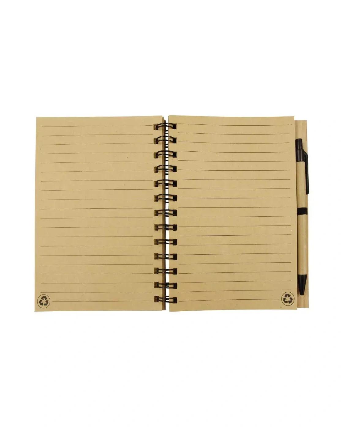 Hefoco - Bamboo Notebook with Pen
