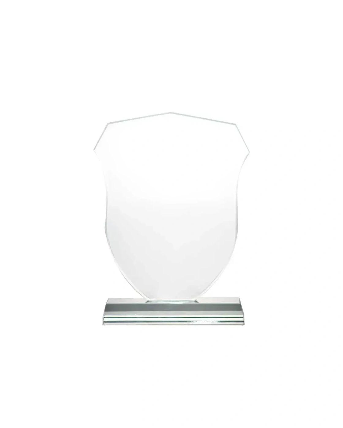 Fadela - Shield Shaped Crystal Awards with Gift Box