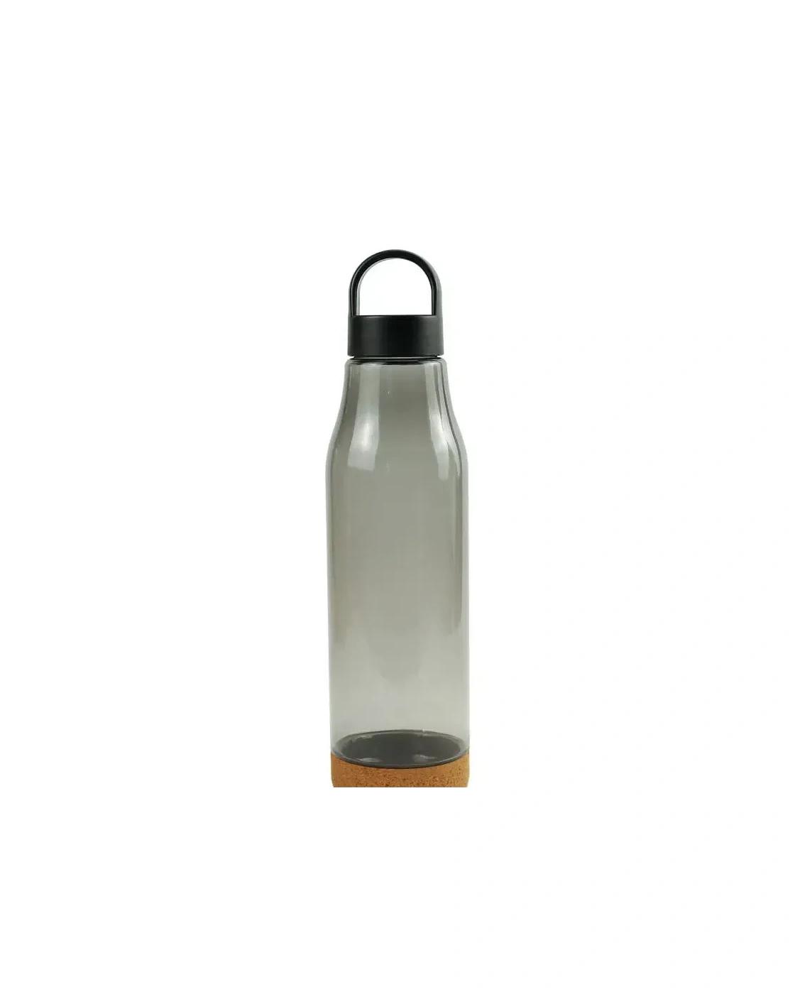 Kifibe - rPET Bottles with Cork Base, Twist-off Lid, Handle, 720ml