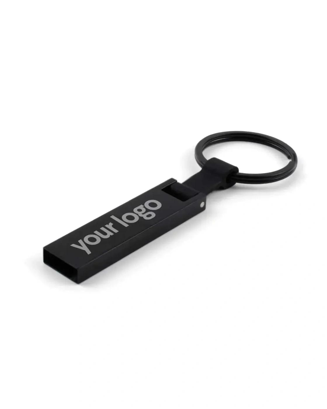 Degeda - Black Metal USB with Key Holder