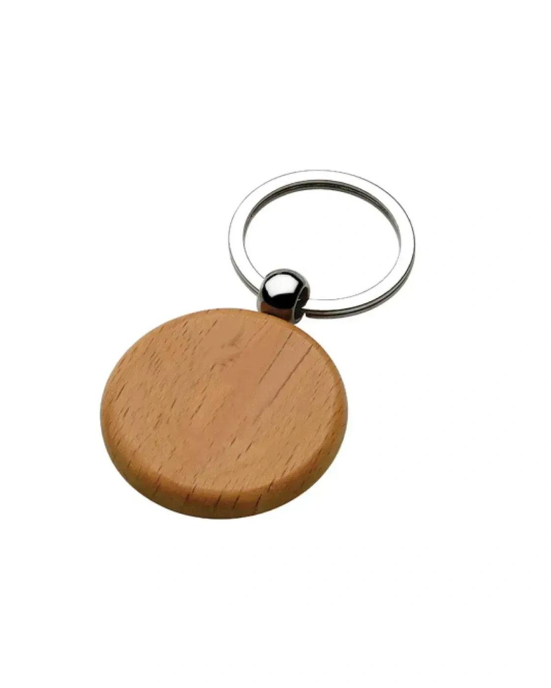 Cedike - Round Wooden Keychains