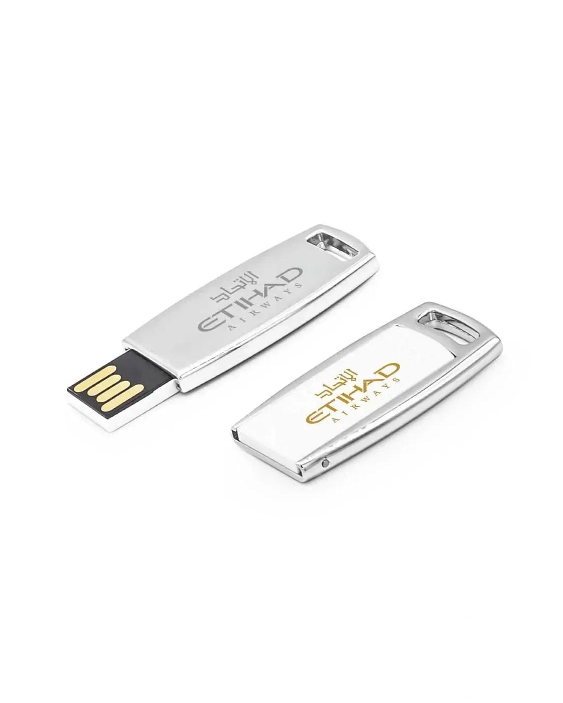 Kedici - Thin White Metal Case USB Flash