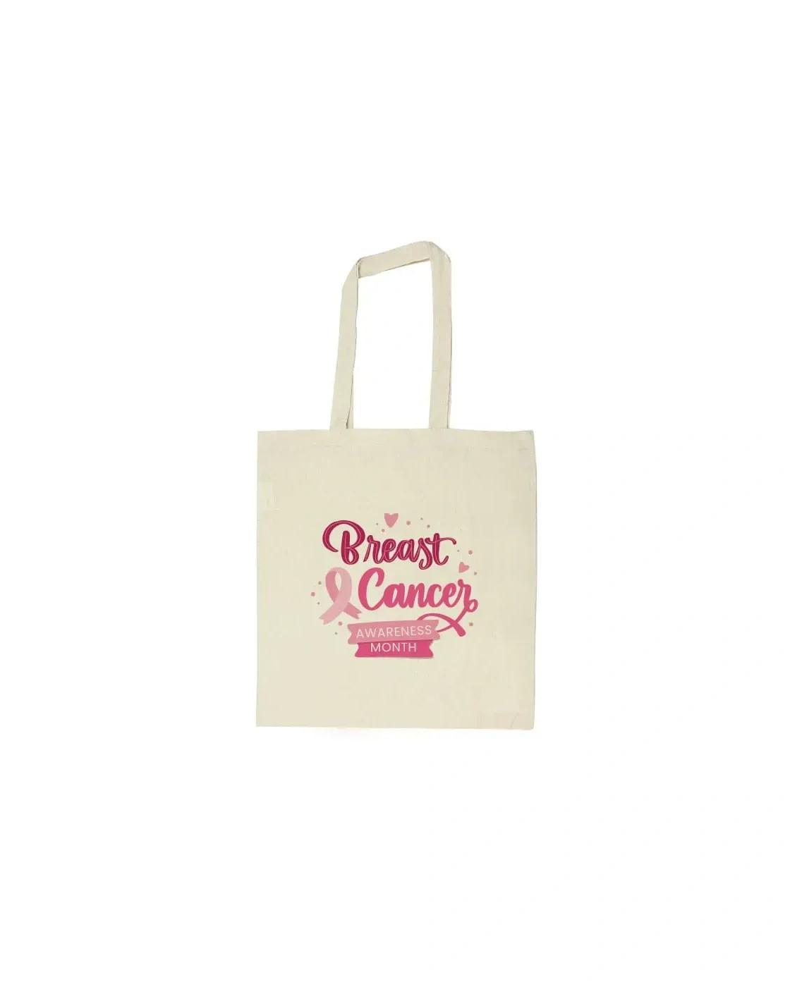 Lobeko - Cotton Bags with Breast Cancer Awareness Logo