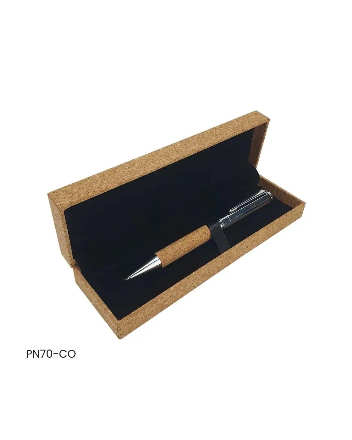 Hoface - Metal Pen with Cork Barrel and Box