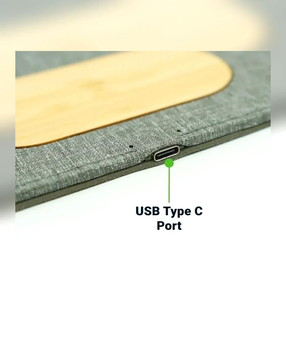 Fekifo - Multi-Function Mousepad, 15W Fast Wireless Charger & LED Logo
