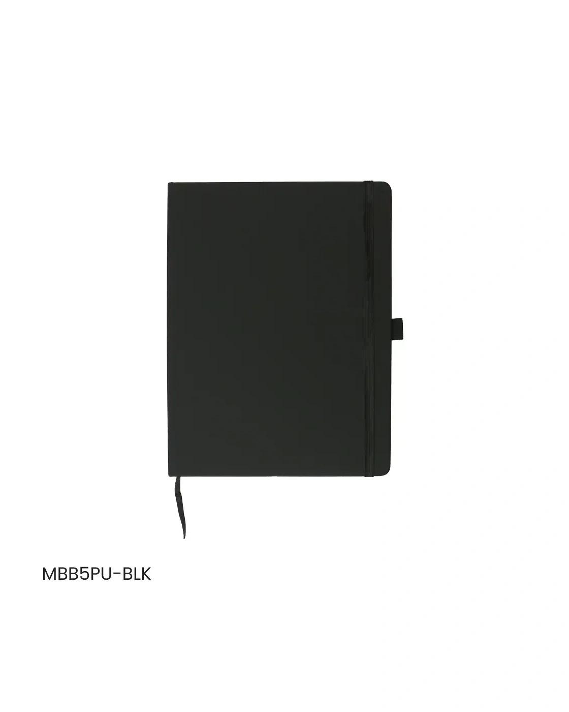 Bebefe - PU Notebooks B5 Size, Pen Loop, Ribbon Bookmark, Elastic Band