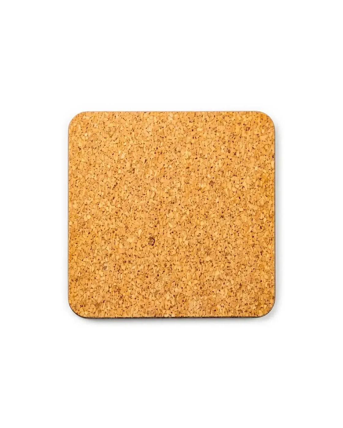 Behohe - Cork Tea Coasters in Square Shape – 10 cm