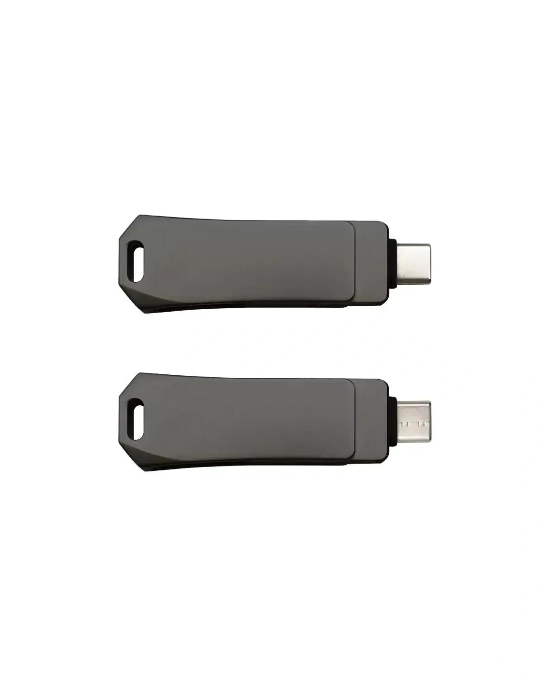 Dadale - Swivel OTG USB in Gun Metal 64GB V. 3.0 Type C