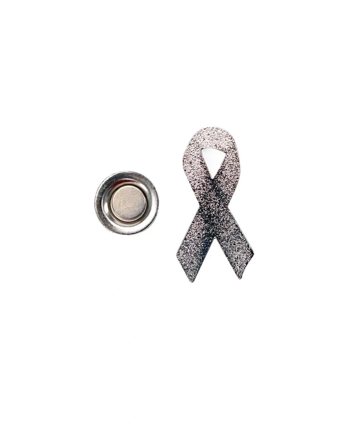Dobibi - Prostate Cancer Awareness Logo Metal Badges with Magnet Attachment
