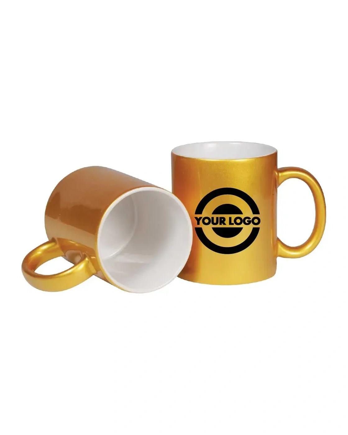 Kegifi - Gold Ceramic Mugs