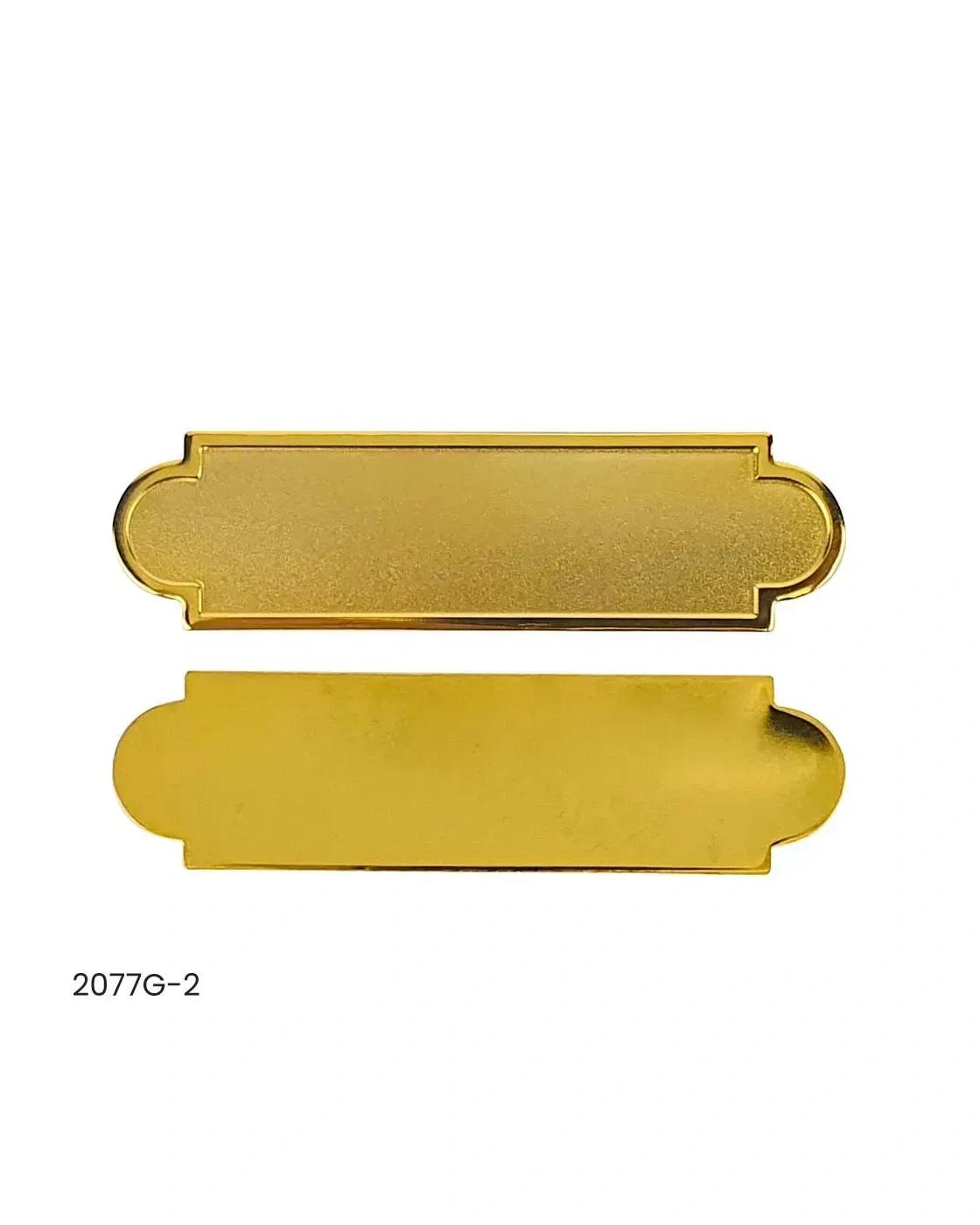 Gefide - Metal Name Badges in Gold and Silver Colors