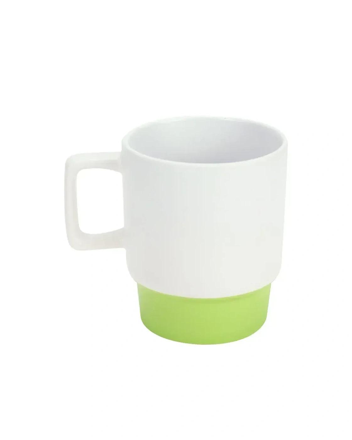Bifiha - Ceramic Mugs with Bottom Clay in 12 Oz, Matte Finish