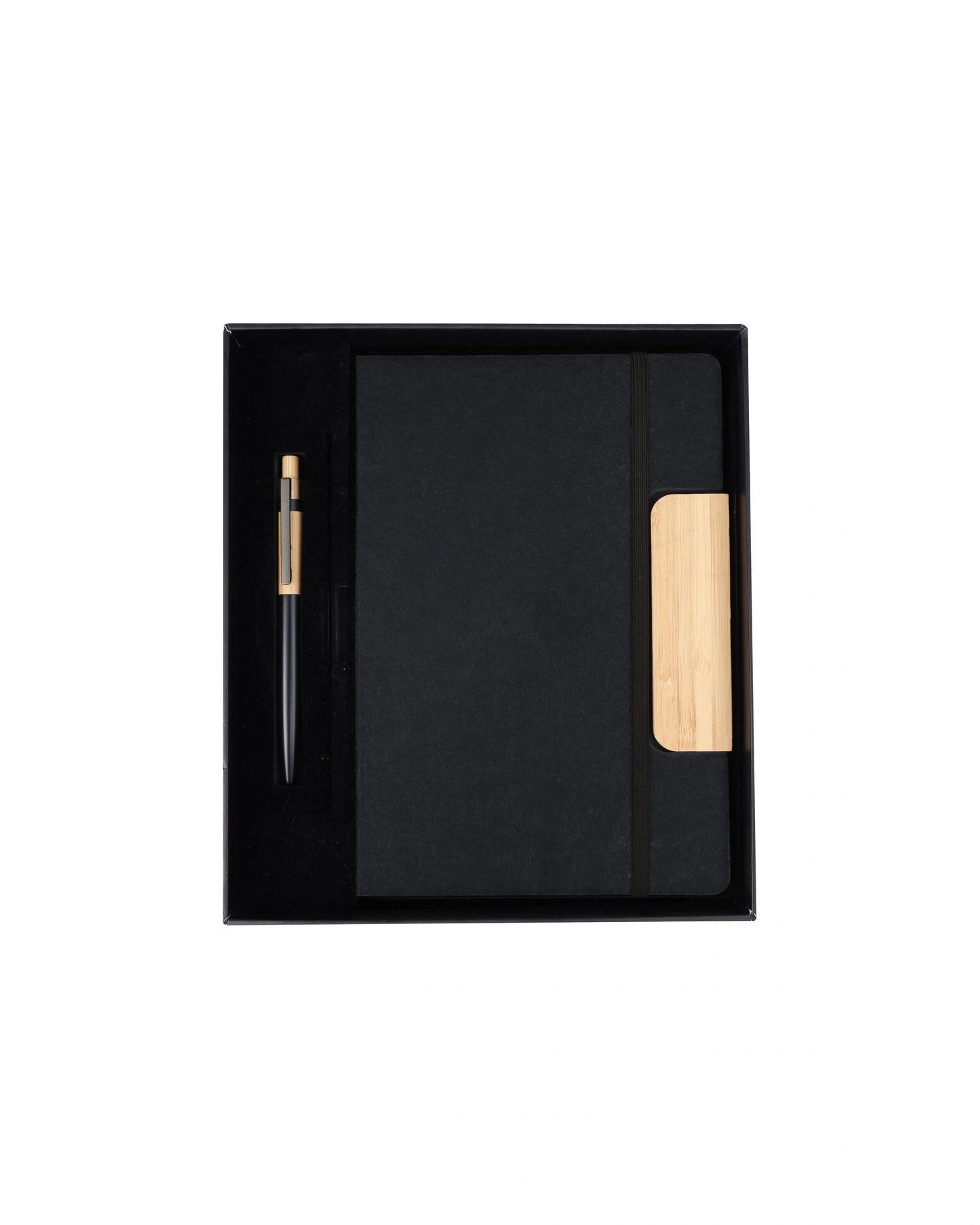 Loheho - A5 Felt Bamboo Notebook Gift Set