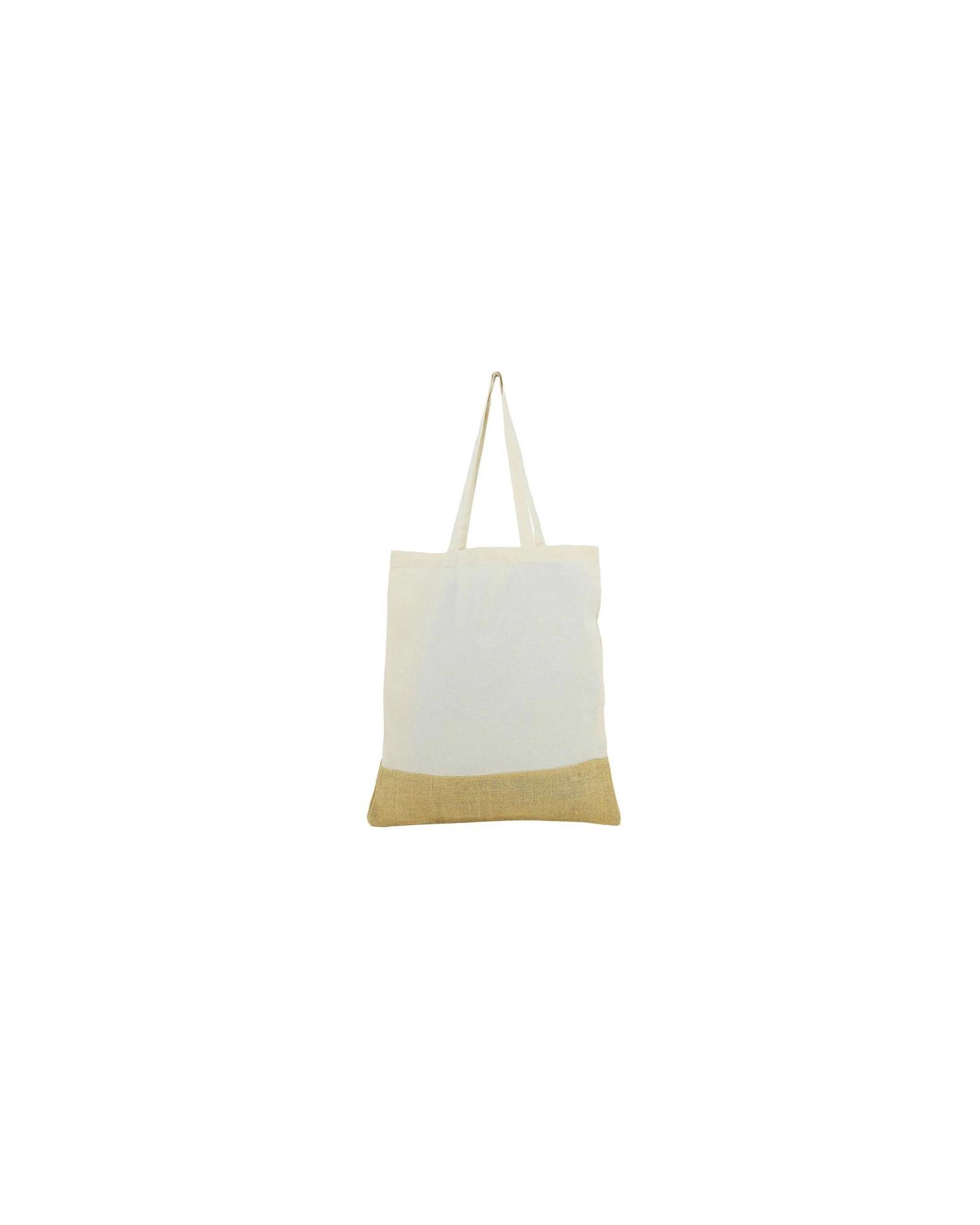 Cadaka - Natural Jute Base Cotton Bag
