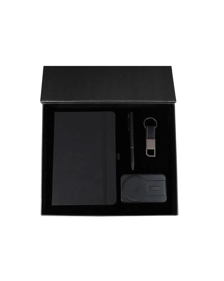 Cedoci - Gift Set with Notebook, Pen, Power Bank and Key Chain