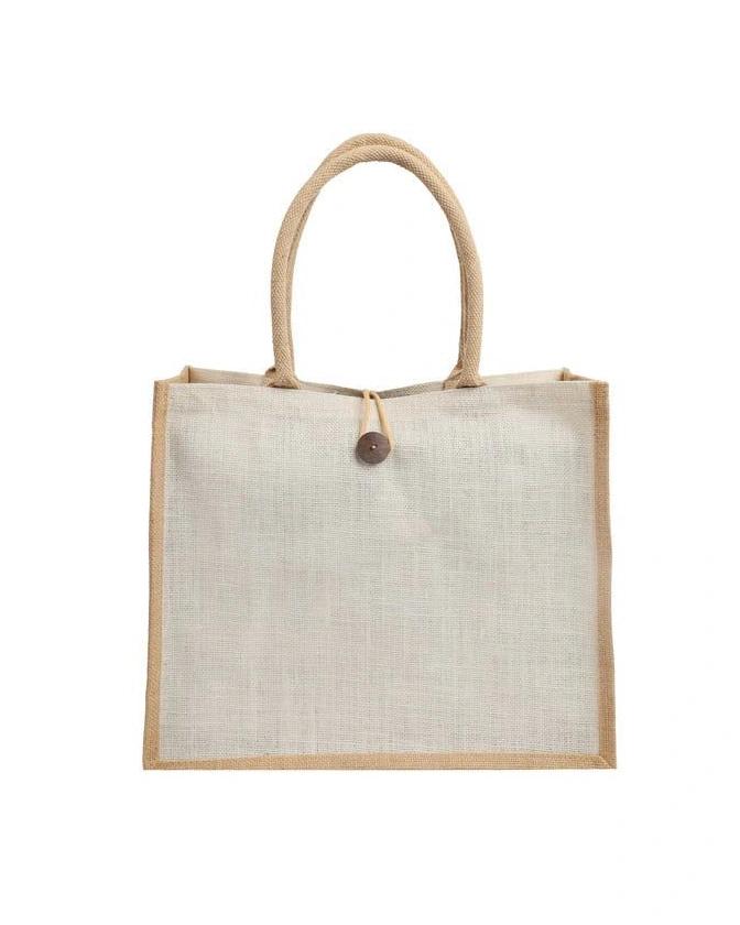 Fekige - Two-Tone Jute Bag